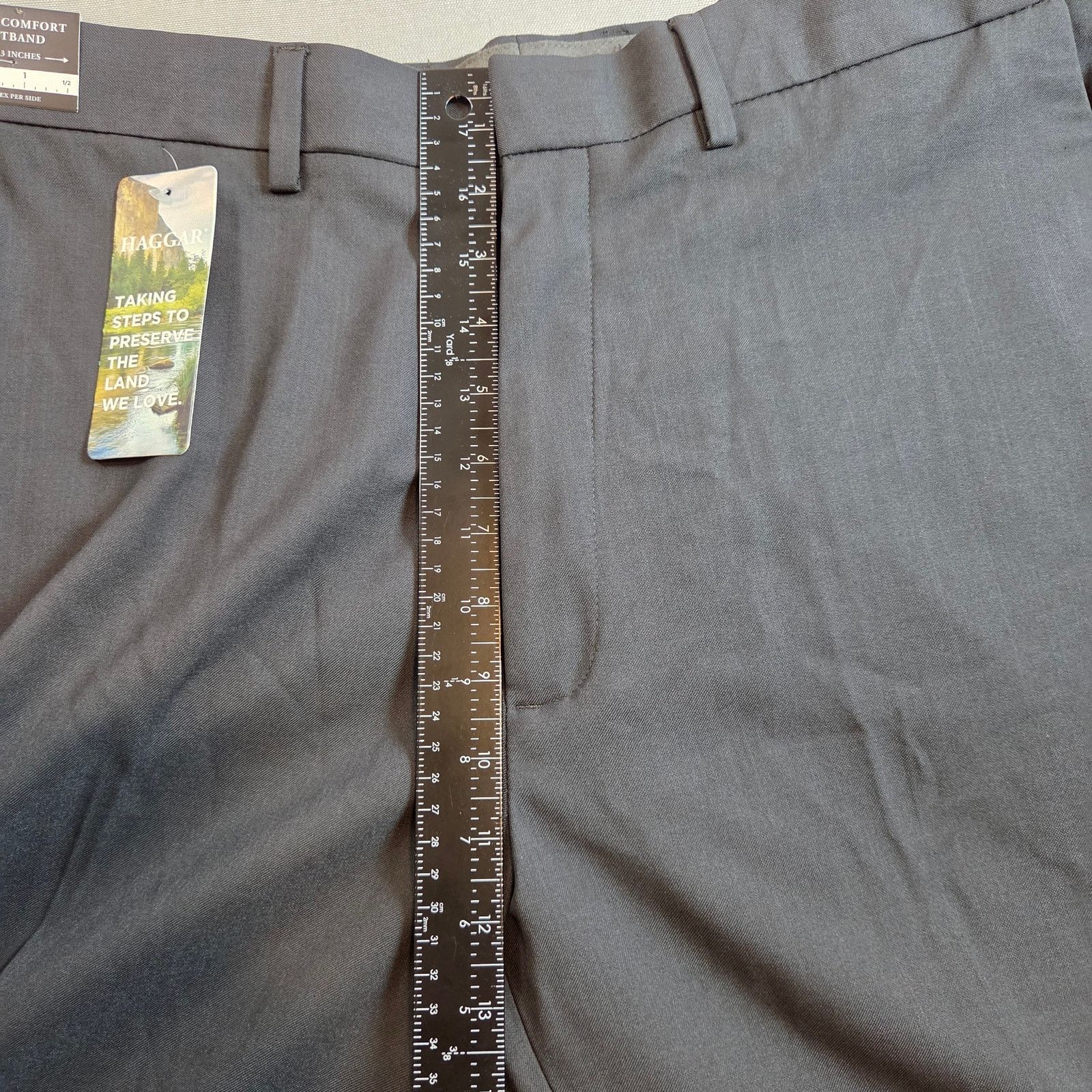 Haggar Haggar Premium Comfort Gray Pants 36x32 NWT Size US 36 / EU 52 - 10 Thumbnail