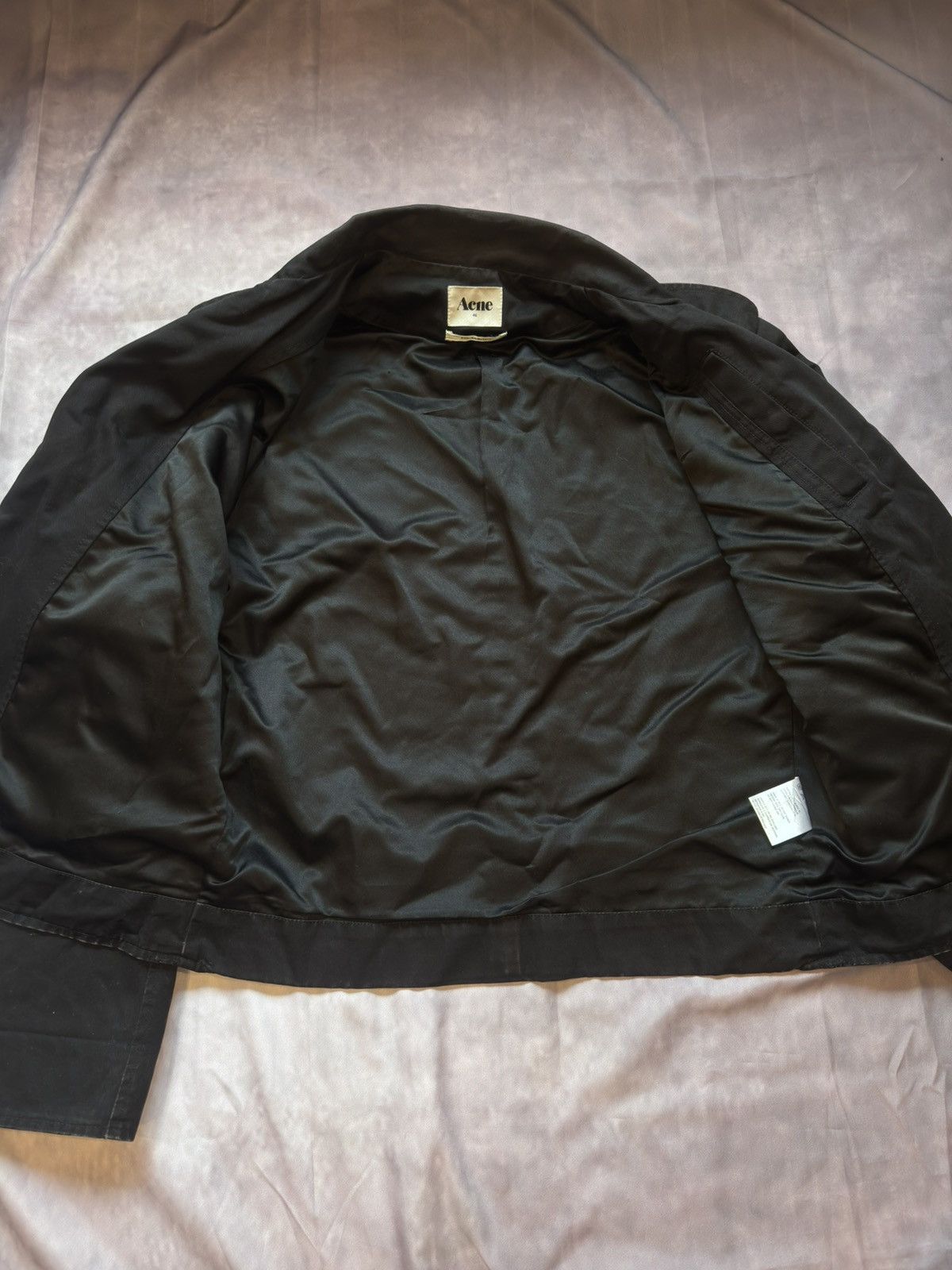 Acne Studios Acne Studios "Pop Classics" Cotton Canvas Biker Jacket Size US S / EU 44-46 / 1 - 4 Thumbnail