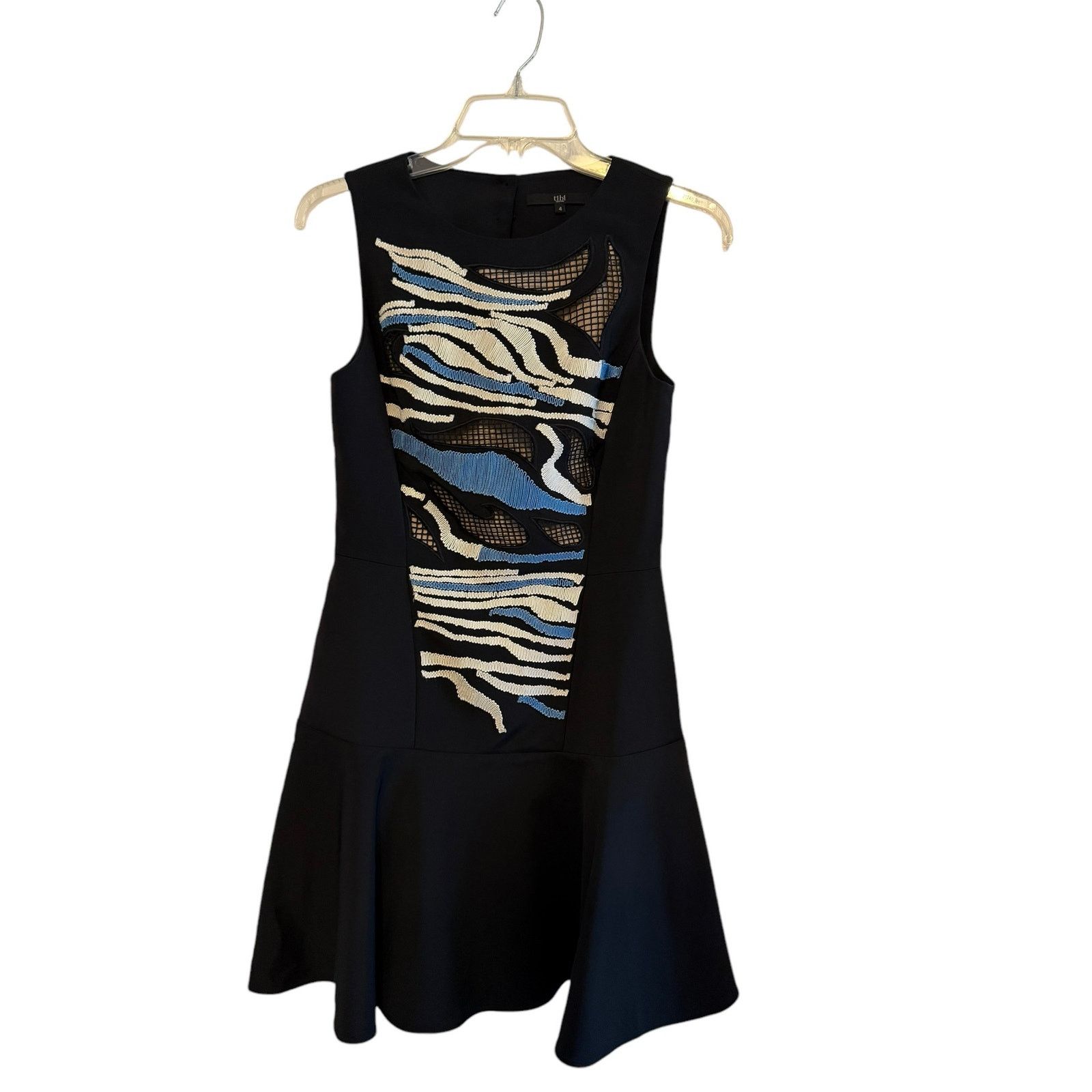 Tibi Tibi Baja Embroidered Cutout Dress- Size 4 Size S / US 4 / IT 40 - 3 Thumbnail