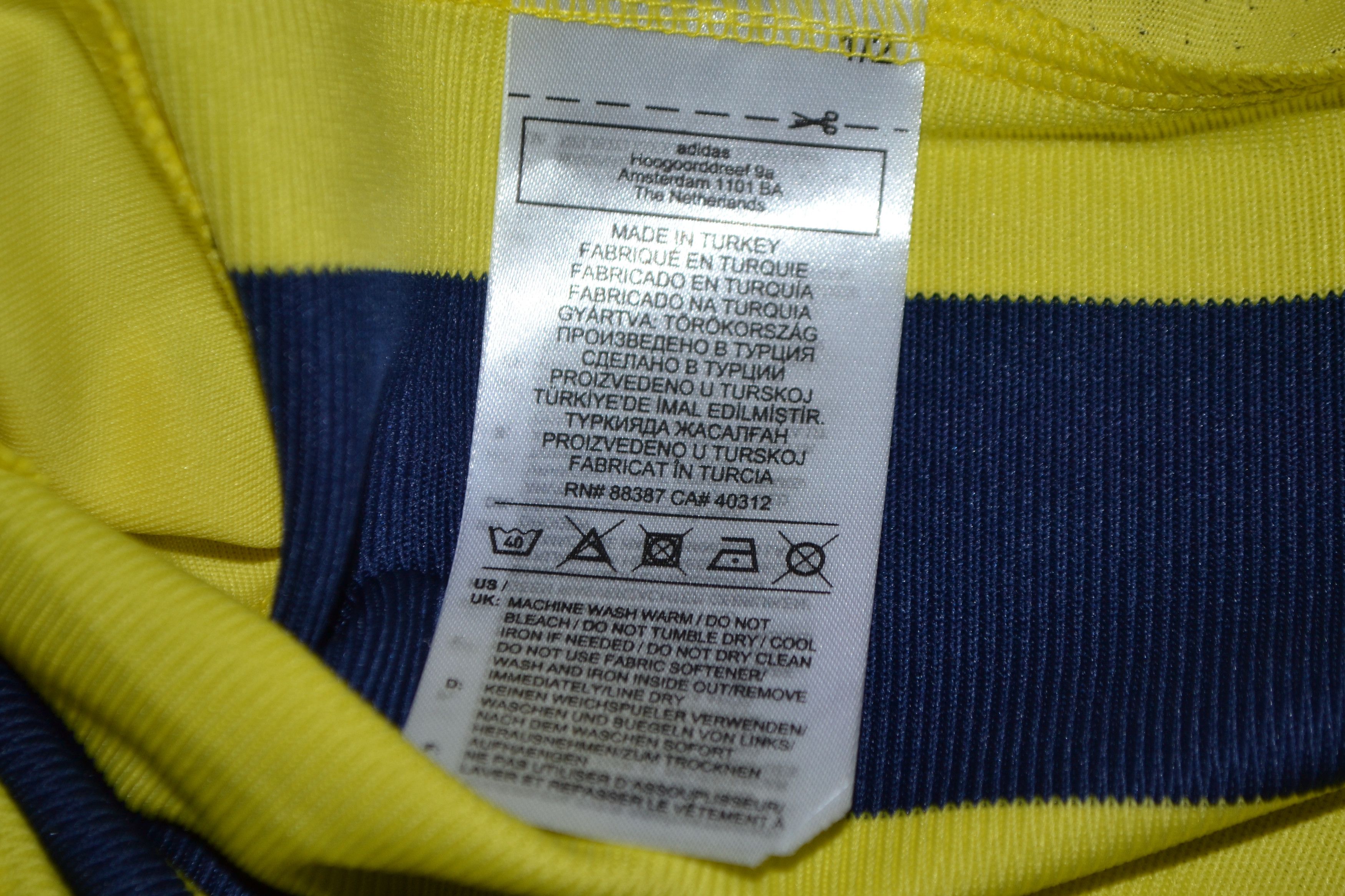 Adidas FC Fenerbahce Home Kit 2020 2021 Shirt Soccer Jersey Size US L / EU 52-54 / 3 - 7 Thumbnail
