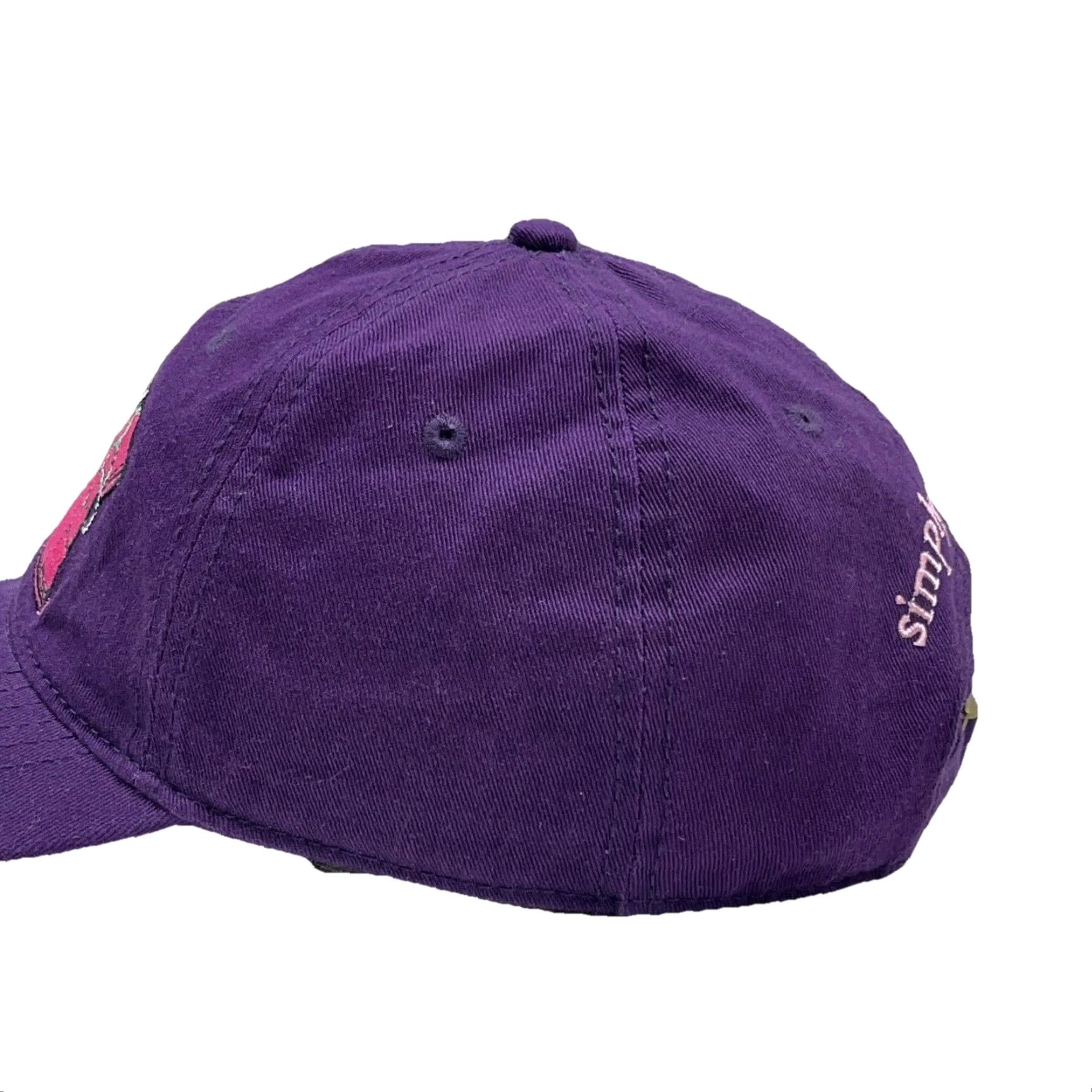 Pinko Simply Southern Hat Purple Pink Adjustable Twill Baseball Cap Womens Scrub Life Nurse Doctor RN Embroidered Heart Love Modern Classic Casual Travel Size ONE SIZE - 5 Thumbnail