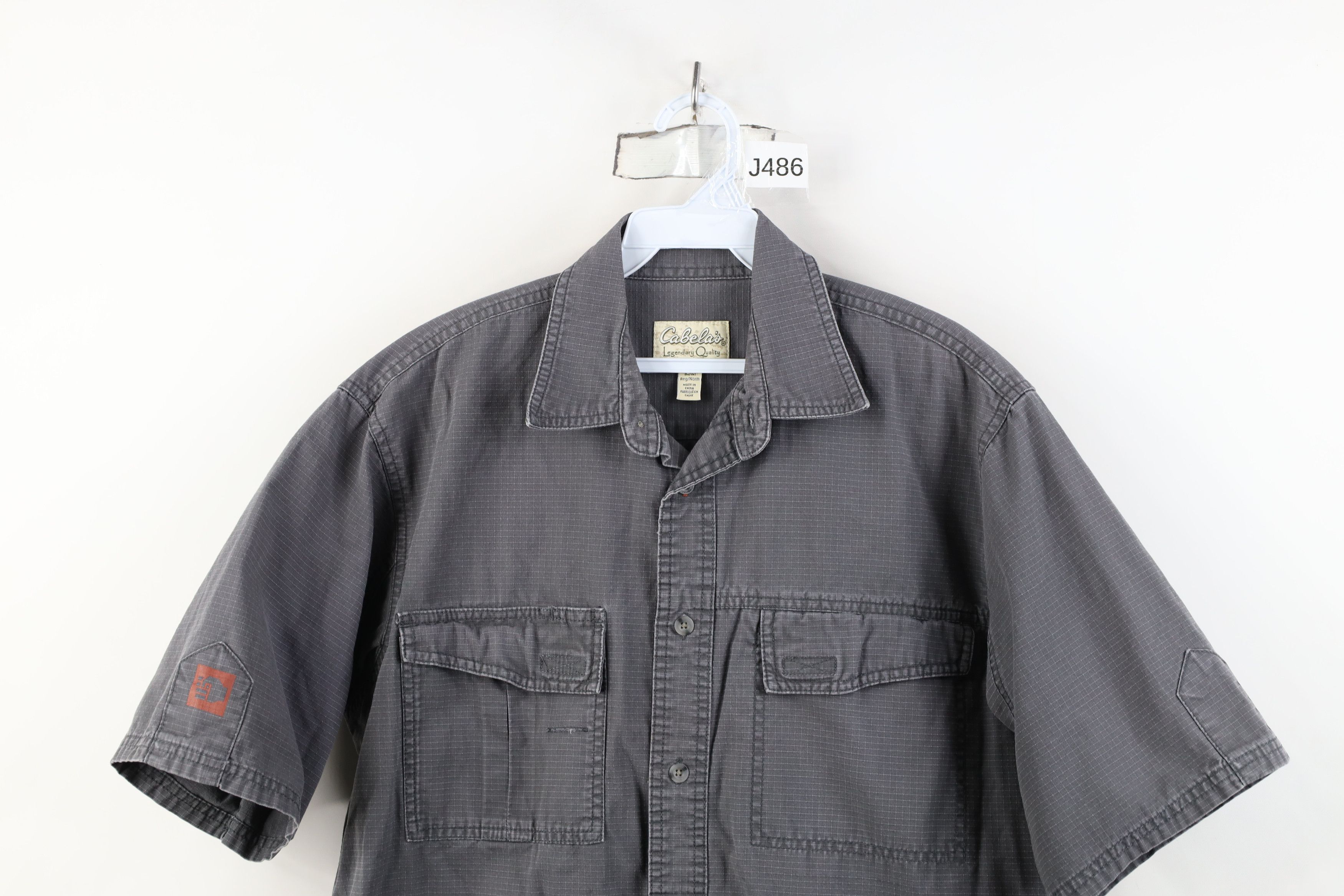 Cabelas Vintage Y2K Cabelas Short Sleeve Collard Button Shirt Size US M / EU 48-50 / 2 - 2 Thumbnail
