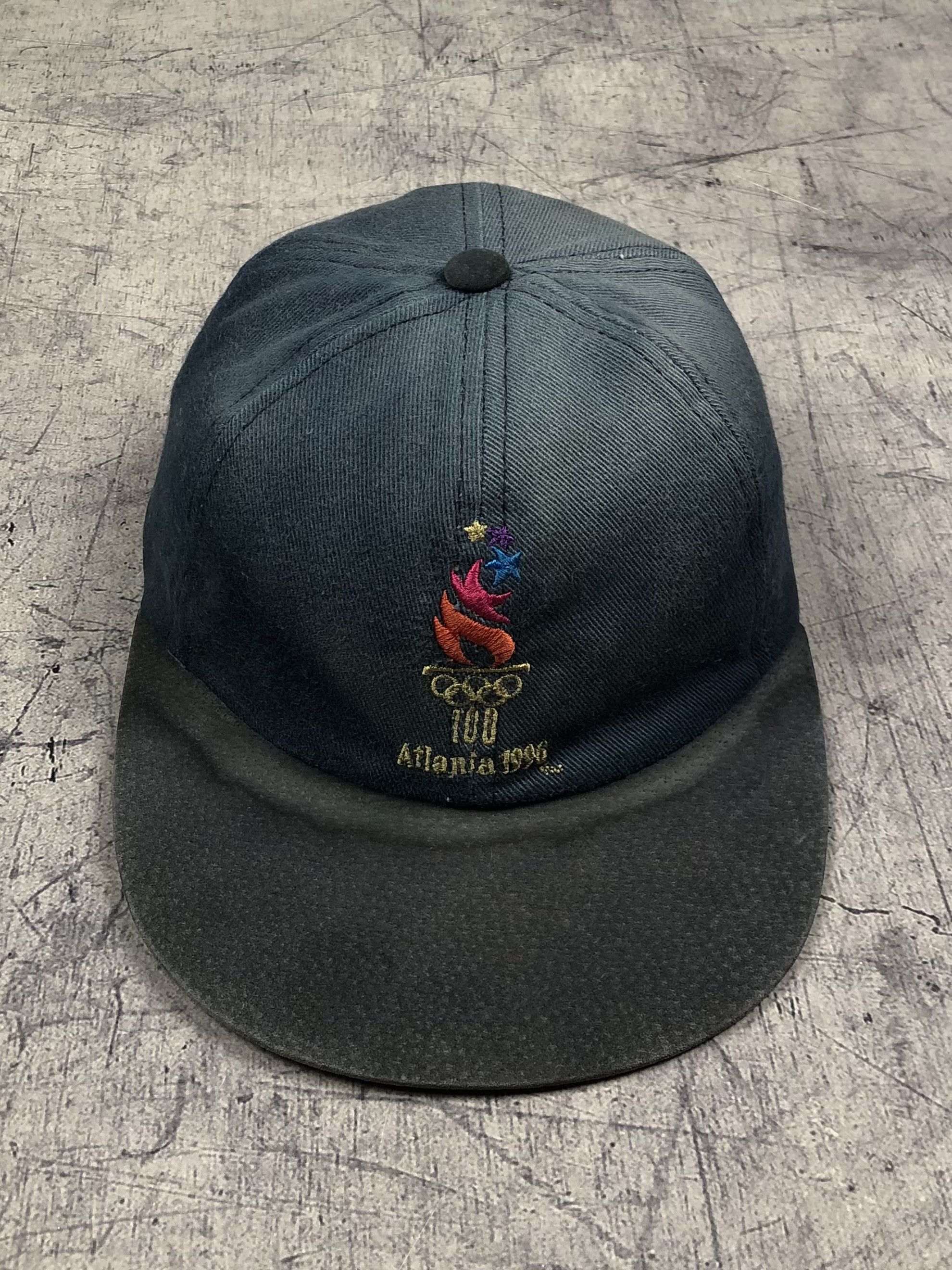 Vintage 1996 Atlanta Olympic Game Cap Size ONE SIZE - 1 Thumbnail
