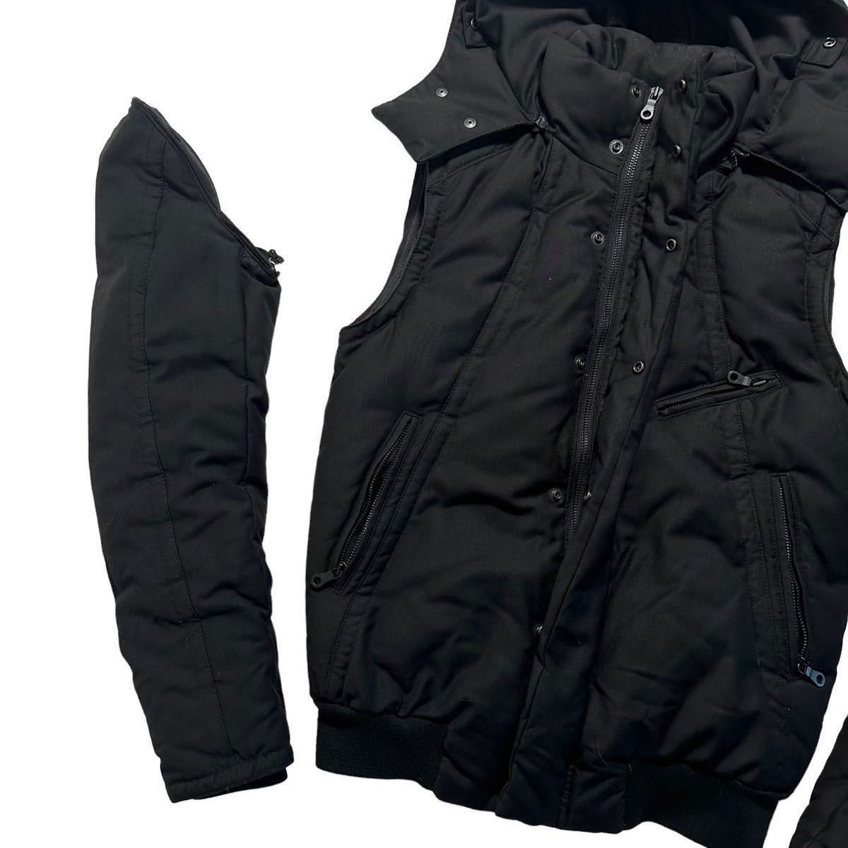 Japanese Brand SCHLUSSEL Black Vest Coat Japanese Obelisk Branded Size US L / EU 52-54 / 3 - 3 Thumbnail
