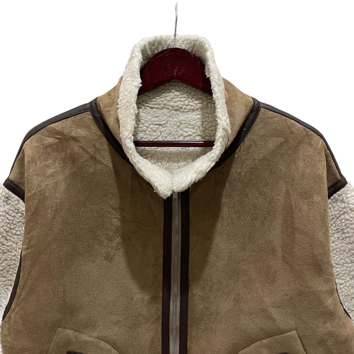 Vintage B-3 US Army Air Force Shearling Jacket Size US M / EU 48-50 / 2 - 2 Thumbnail