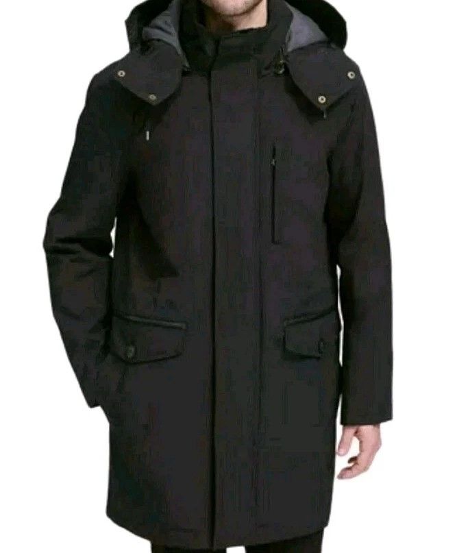 Cole Haan Cole Haan Signature Men's Bonded Nylon Coat Size US L / EU 52-54 / 3 - 1 Thumbnail