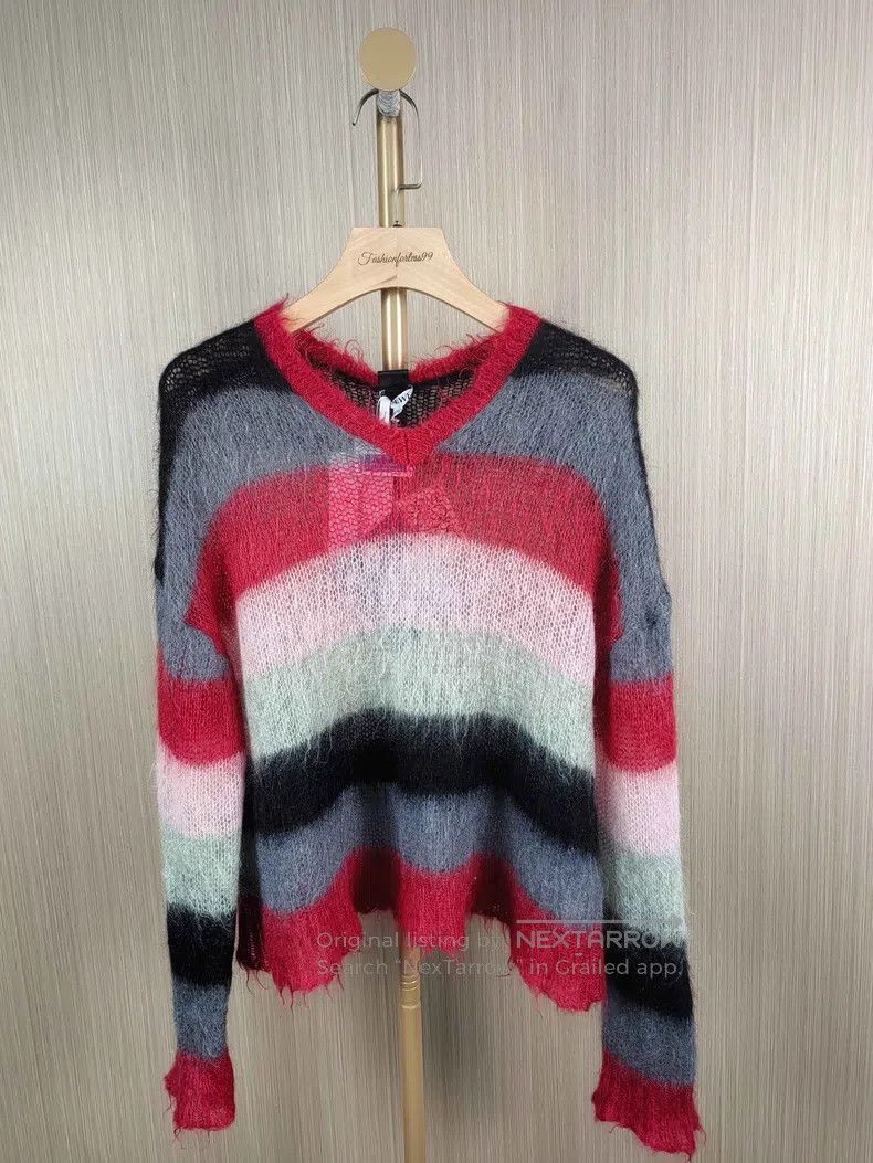 Loewe Loewe Striped Mohair Sweater Size XS / US 0-2 / IT 36-38 - 1 Thumbnail