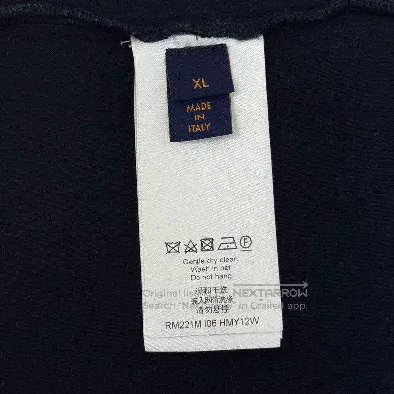 Louis Vuitton Louis Vuitton Black full gradient logo sweatshirt Size US XL / EU 56 / 4 - 6 Thumbnail