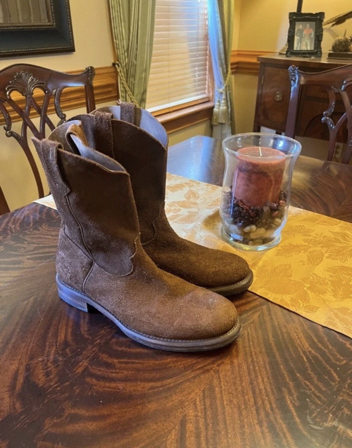 Frye Brown Suede Frye Roper Boots Size 11 Size US 11 / EU 44 - 1 Thumbnail
