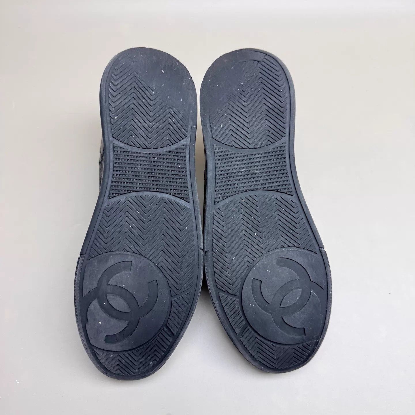 Chanel CHANEL CC Air Force Black Sneaker 37 EU 95 New Size US 6.5 / IT 36.5 - 6 Thumbnail