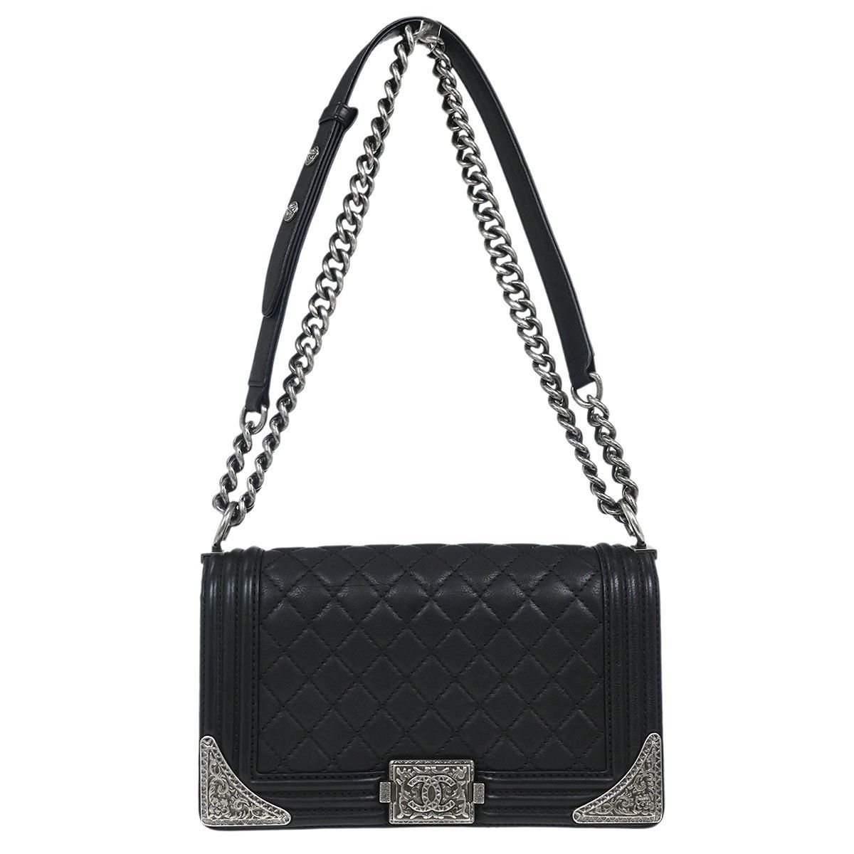 Chanel Chanel Boy Flap Bag Calfskin Size ONE SIZE - 1 Thumbnail