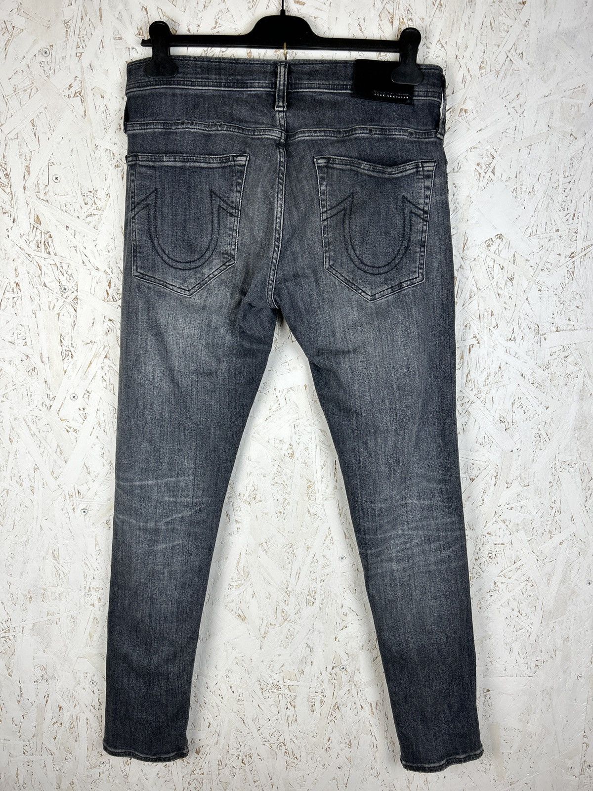 True Religion True Religion Marco Relaxed Taper Slim Denim Jeans Grey 30 Size US 30 / EU 46 - 1 Thumbnail