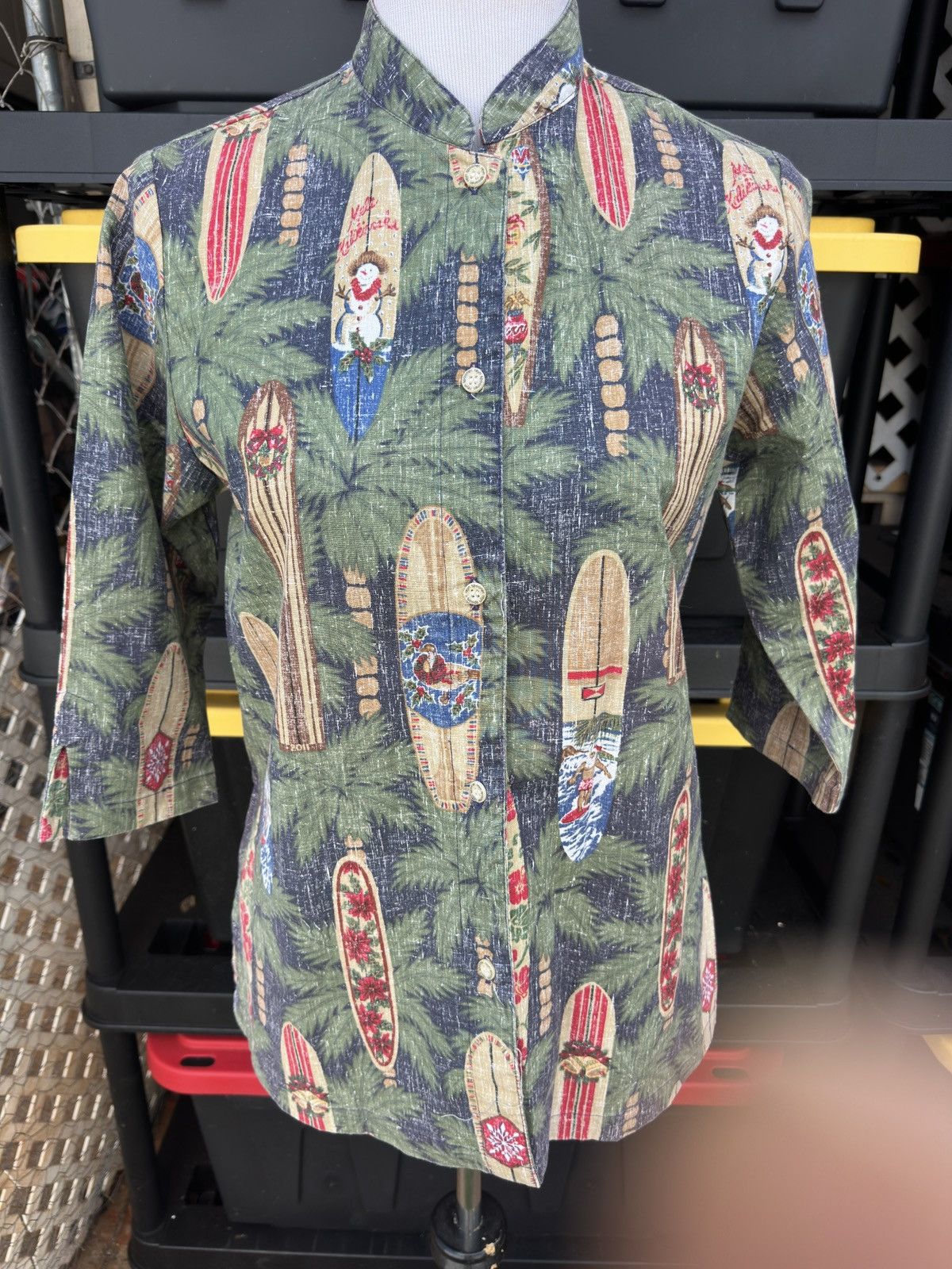 Reyn Spooner Reyn Spooner Mele Kalikimaka Women XS Blouse Christmas Surf Size XS / US 0-2 / IT 36-38 - 1 Thumbnail