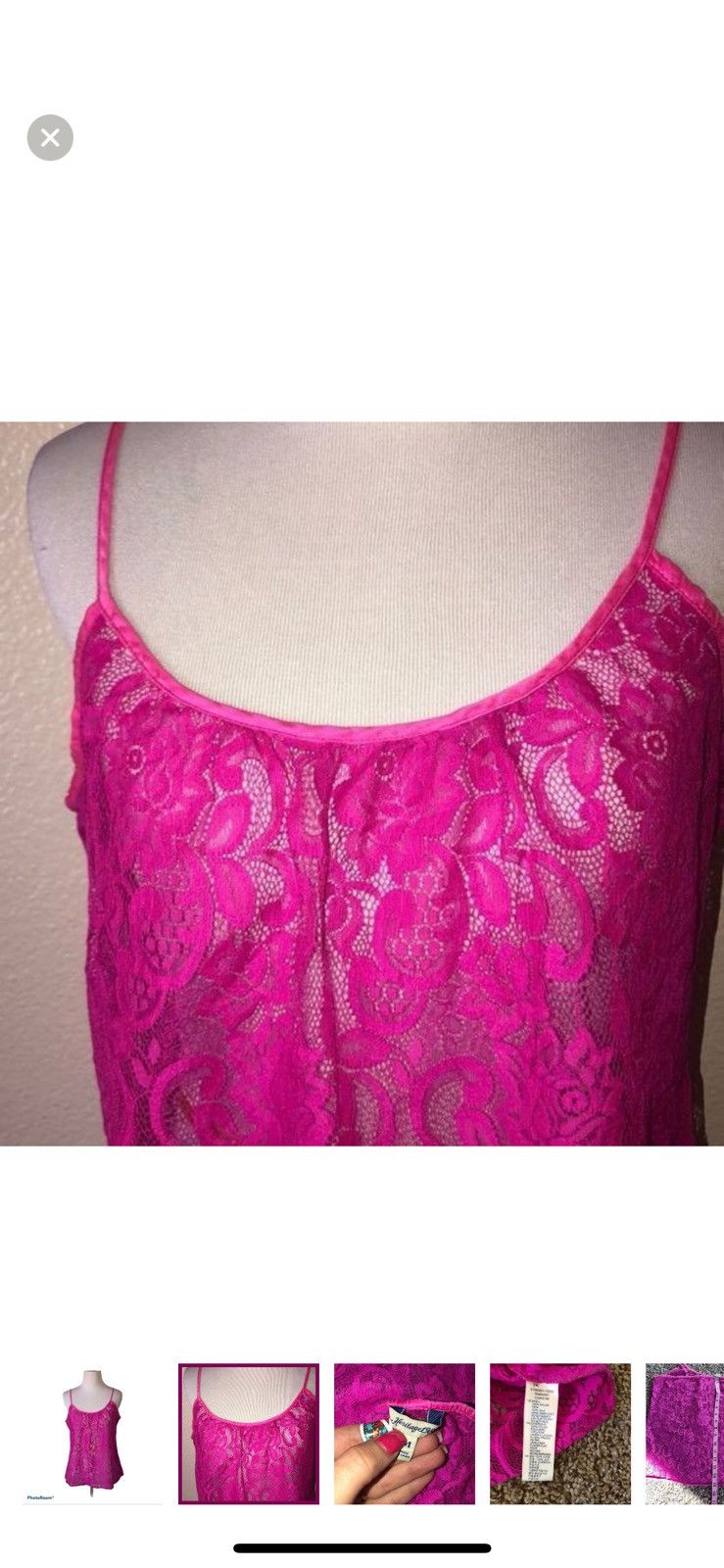 Heritage1981 Heritage 1981 medium lace tank top Size M / US 6-8 / IT 42-44 - 4 Thumbnail