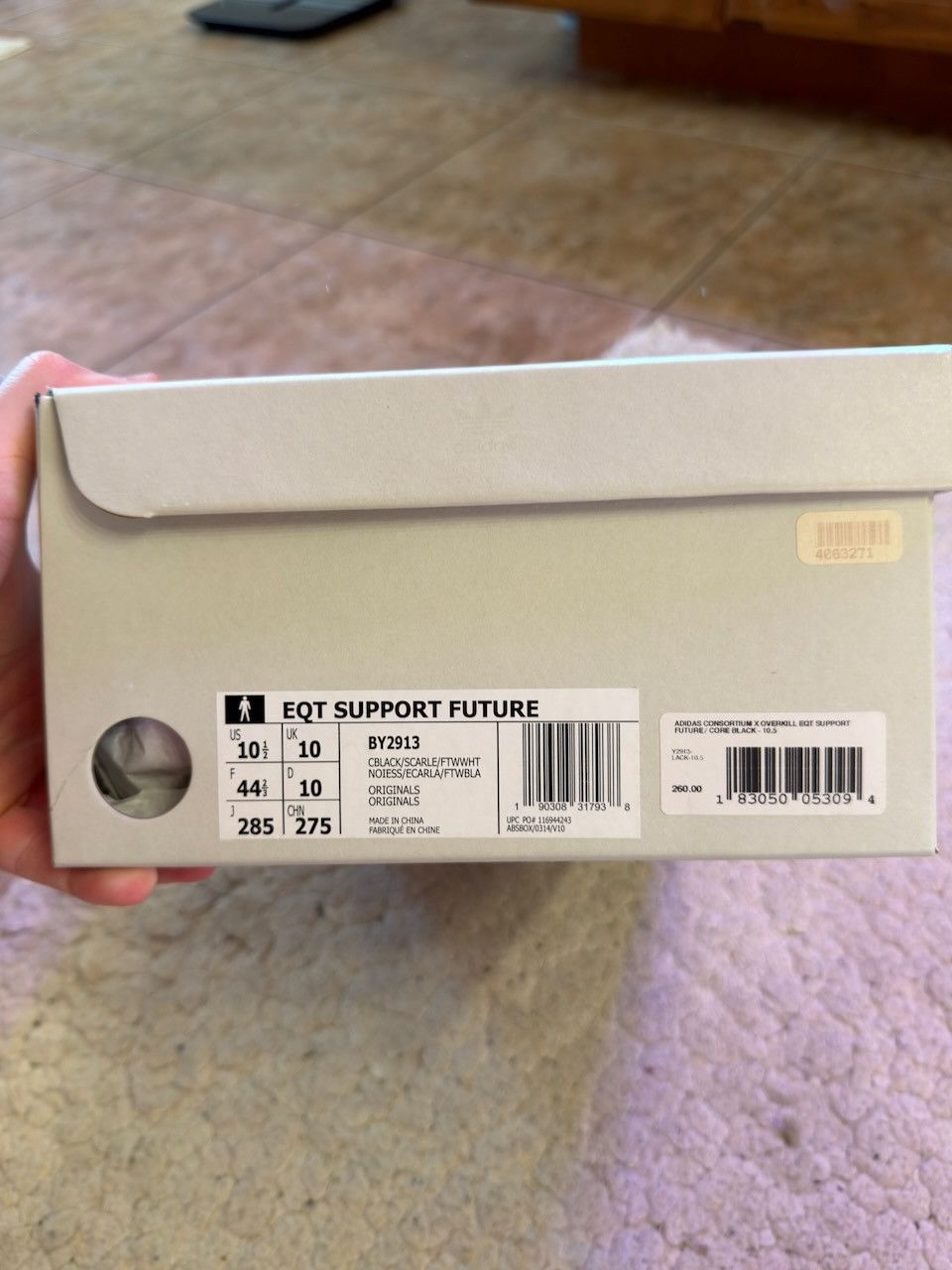 Adidas adidas EQT Support Future Overkill Coat of Arms BY2913 Size US 10.5 / EU 43-44 - 2 Thumbnail