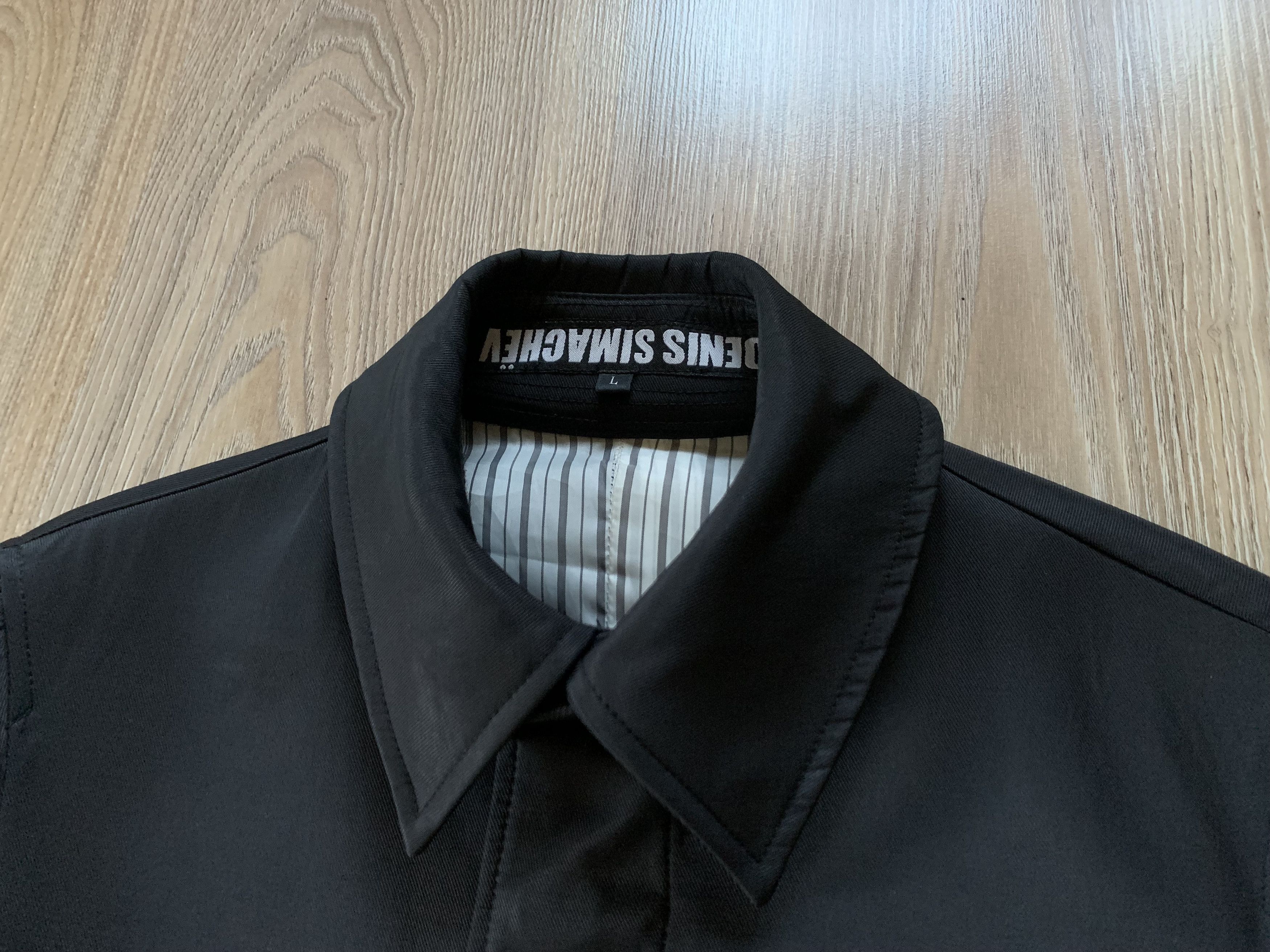 Denis Simachev × Vintage Denis Simachev Black Trench Jacket Size US L / EU 52-54 / 3 - 5 Thumbnail