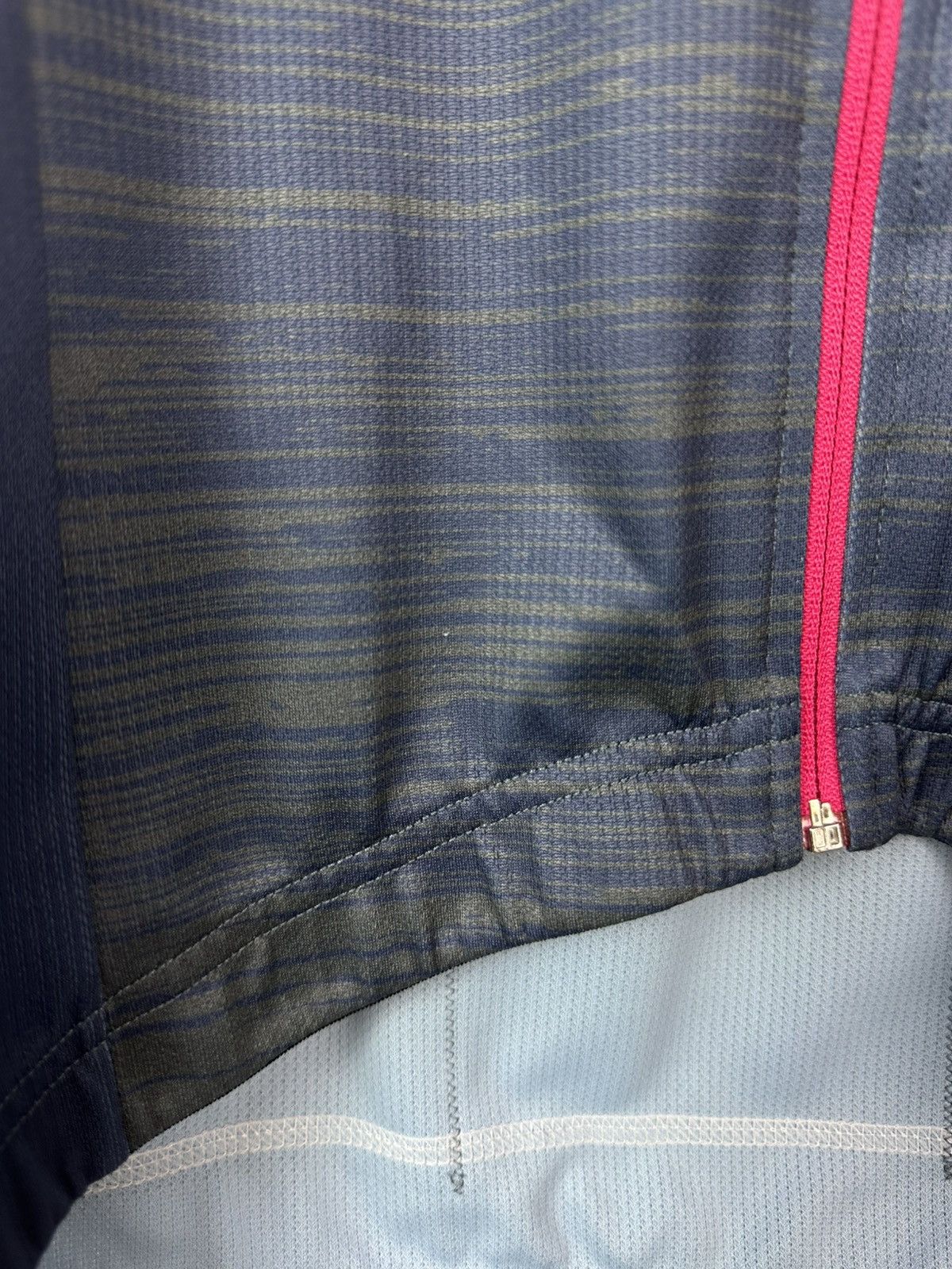 Other Santini Stripped Blue Full Zip Short Sleeve Cycle Jersey Size US L / EU 52-54 / 3 - 3 Thumbnail