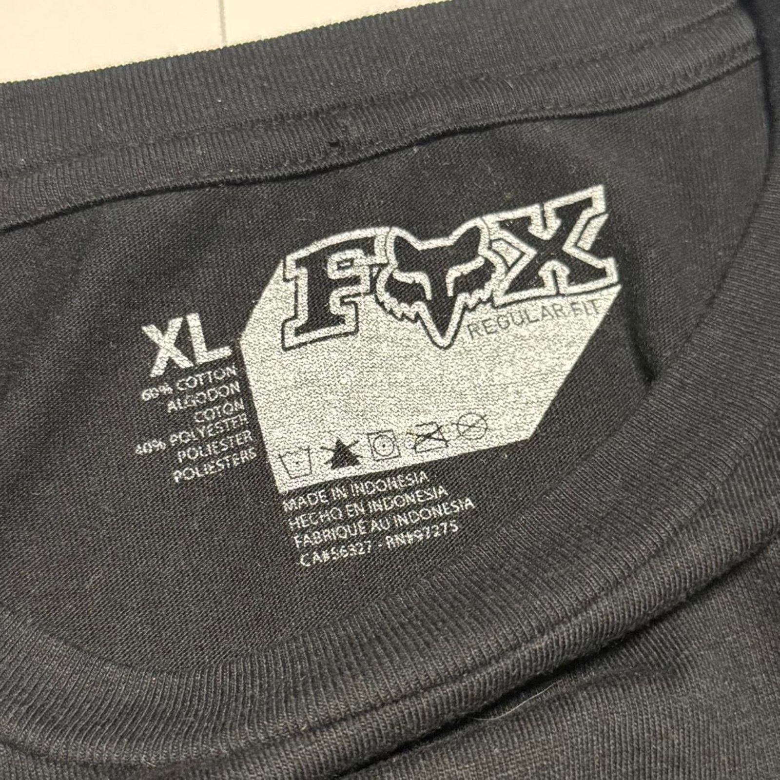 Fox Racing Fox Men T-Shirt L Black Logo Riders Graphic Adult Tee XL Size US XL / EU 56 / 4 - 3 Thumbnail