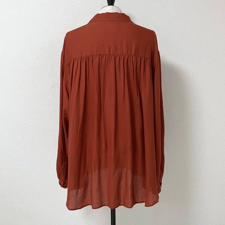 Yohji Yamamoto Yohji Yamamoto Tea Red Shirt Size US L / EU 52-54 / 3 - 2 Thumbnail