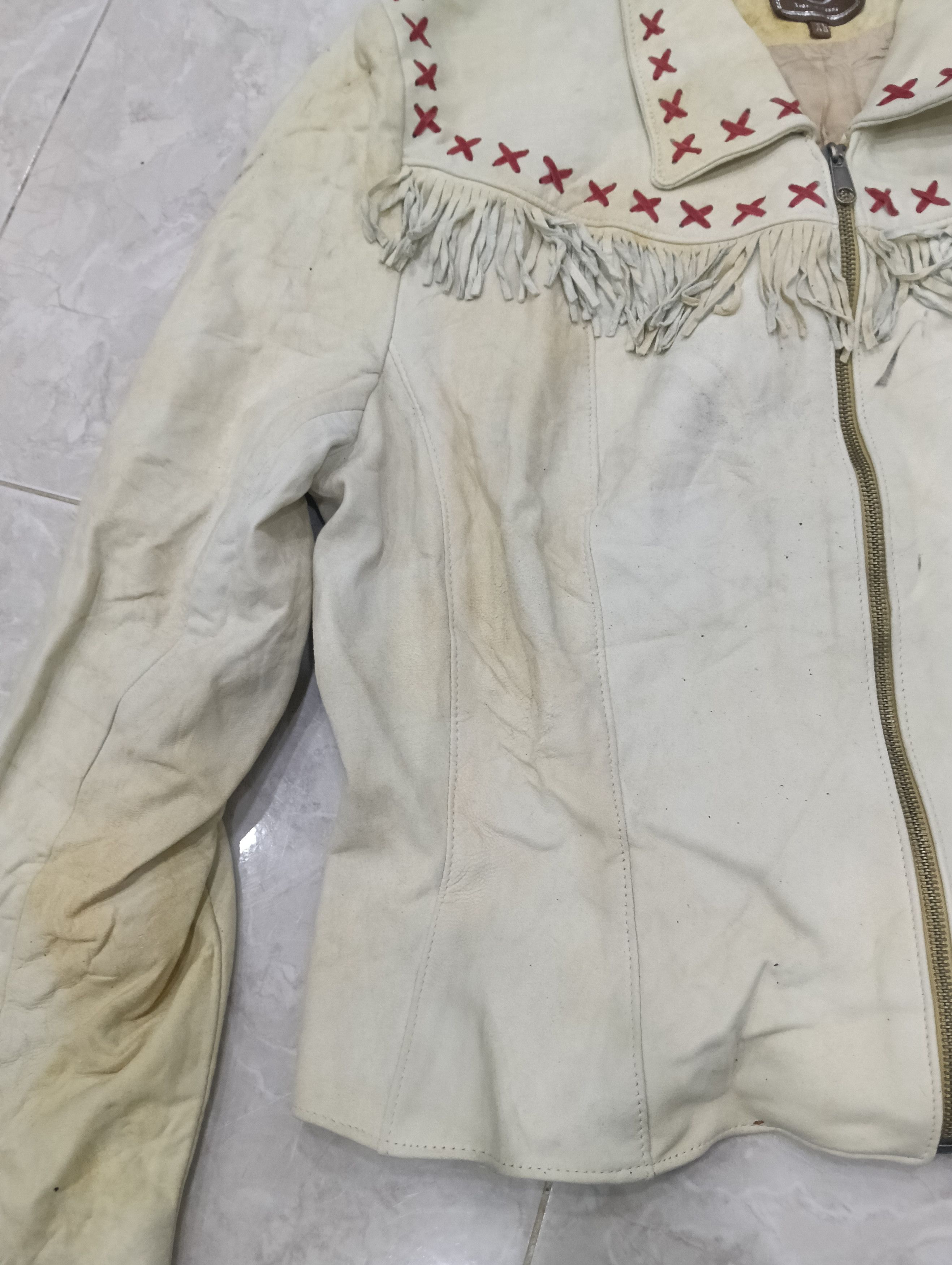 Double D Ranch Vintage Western Double D Ranch Soft Leather Jacket Size XL / US 12-14 / IT 48-50 - 5 Thumbnail