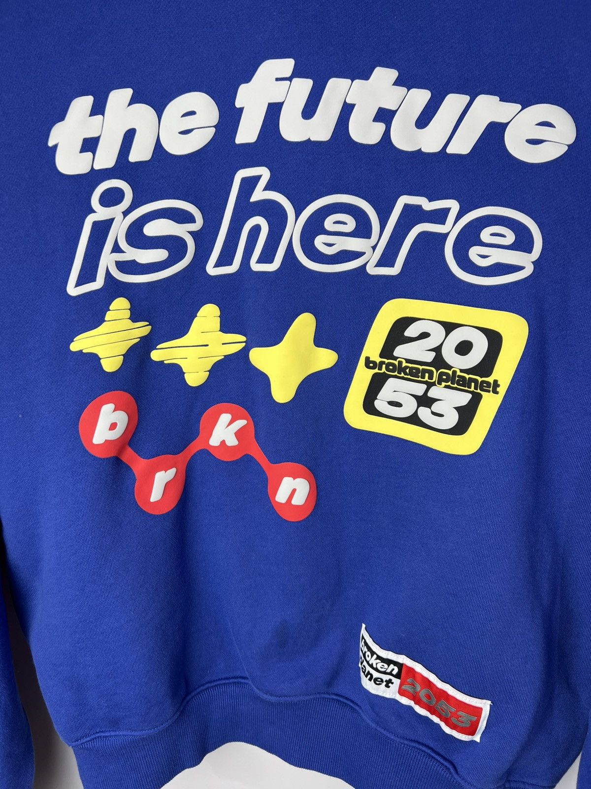 Broken Planet Broken Planet The Future is Here Blue Hoodie Size US M / EU 48-50 / 2 - 2 Thumbnail