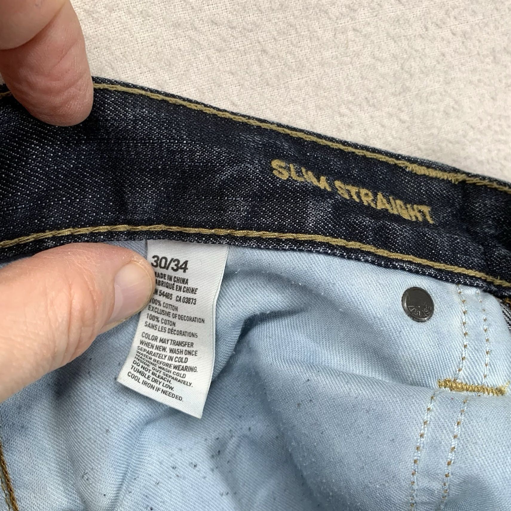 American Eagle Outfitters VINTAGE American Eagle Outfitters Jeans Men Dark Denim 30x34 Slim Fit Straight Rise 5-Pocket Size US 30 / EU 46 - 4 Thumbnail