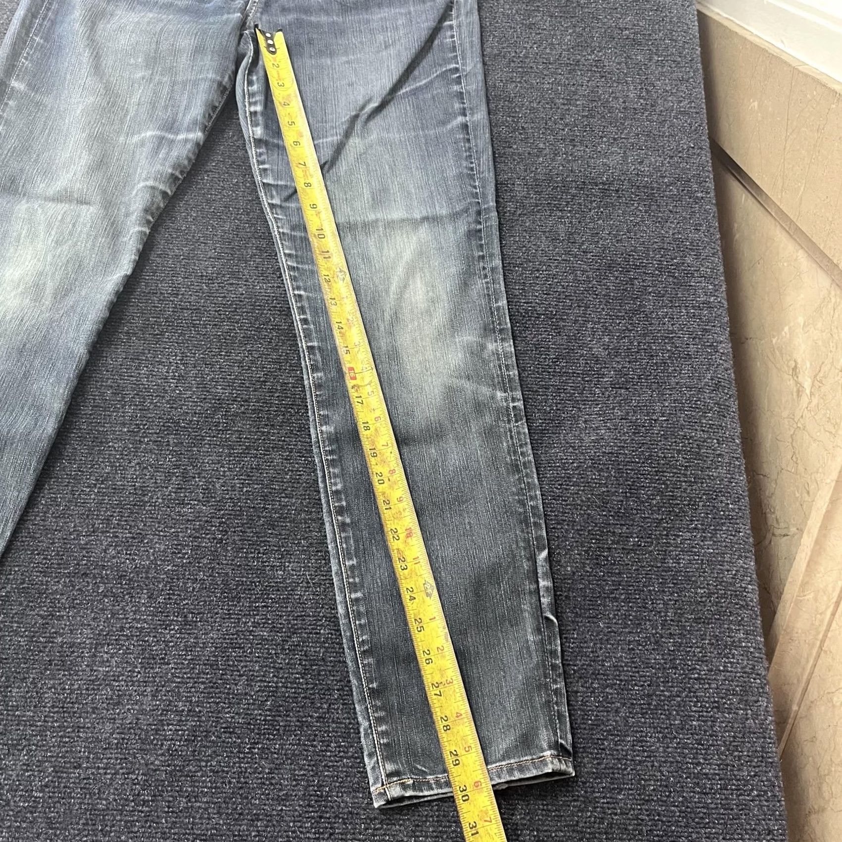 Lucky Brand Lucky Brand Jeans Womens 10 Blue Sofia Skinny Ankle Medium Wash Zip Fly Faded Size 32" / US 10 / IT 46 - 7 Thumbnail