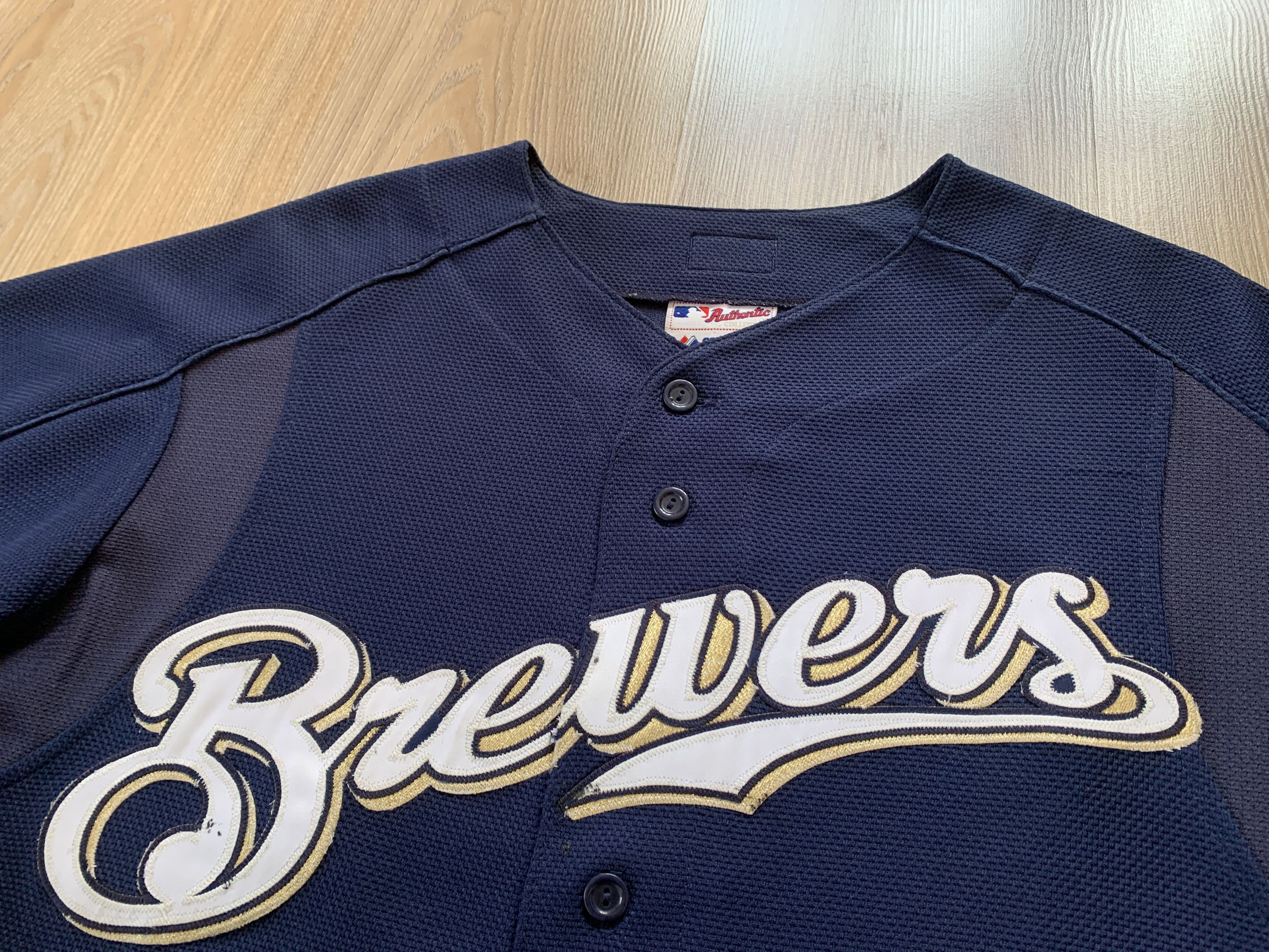 MLB × Majestic Rare MLB Milwaukee Brewers Majestic Jersey Size US M / EU 48-50 / 2 - 4 Thumbnail
