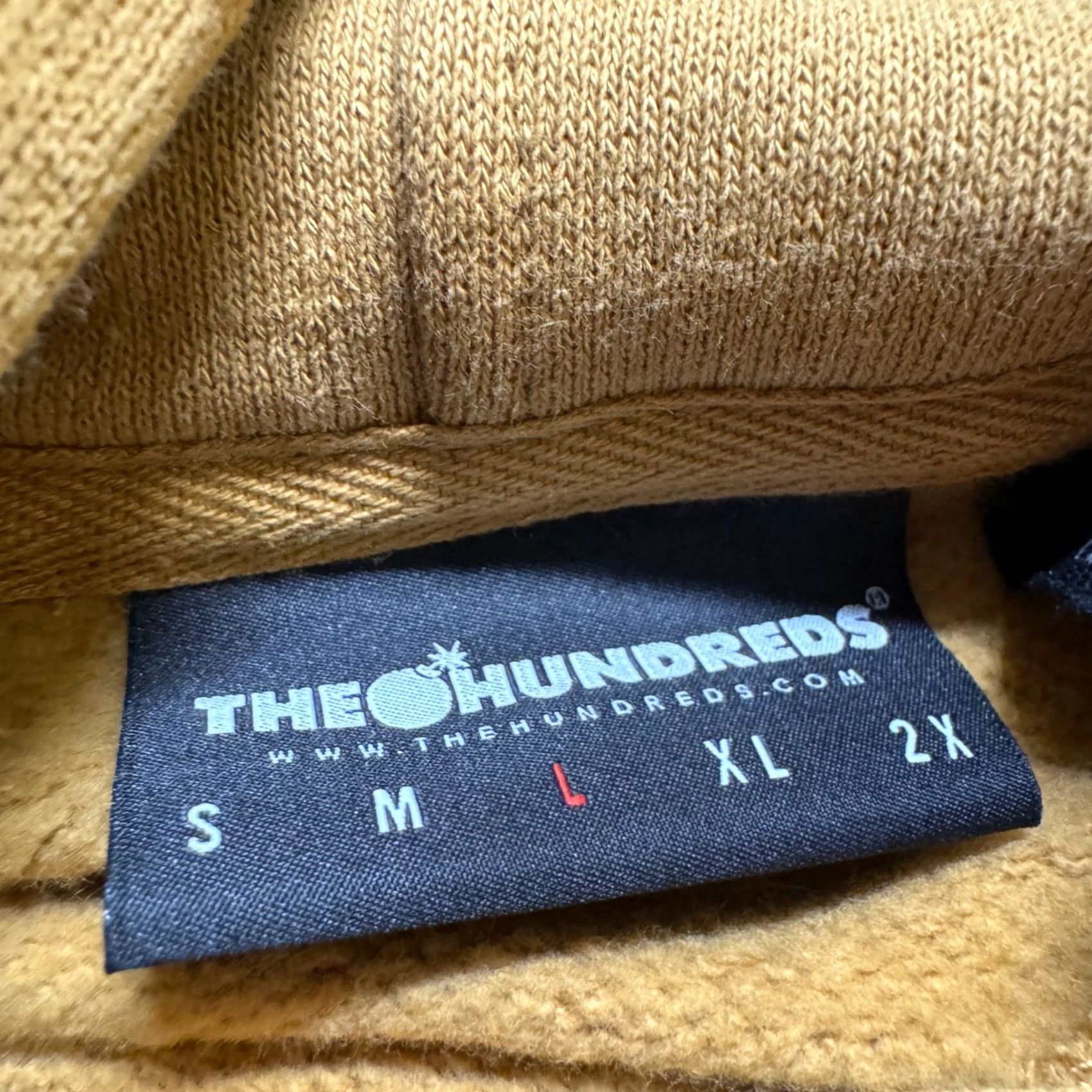 The Hundreds Mustard Yellow Pullover Hoodie L Mens The Hundred Bobby Kim 90s Y2K Distressed Vintage Unbranded Sweatshirt Size US L / EU 52-54 / 3 - 6 Thumbnail
