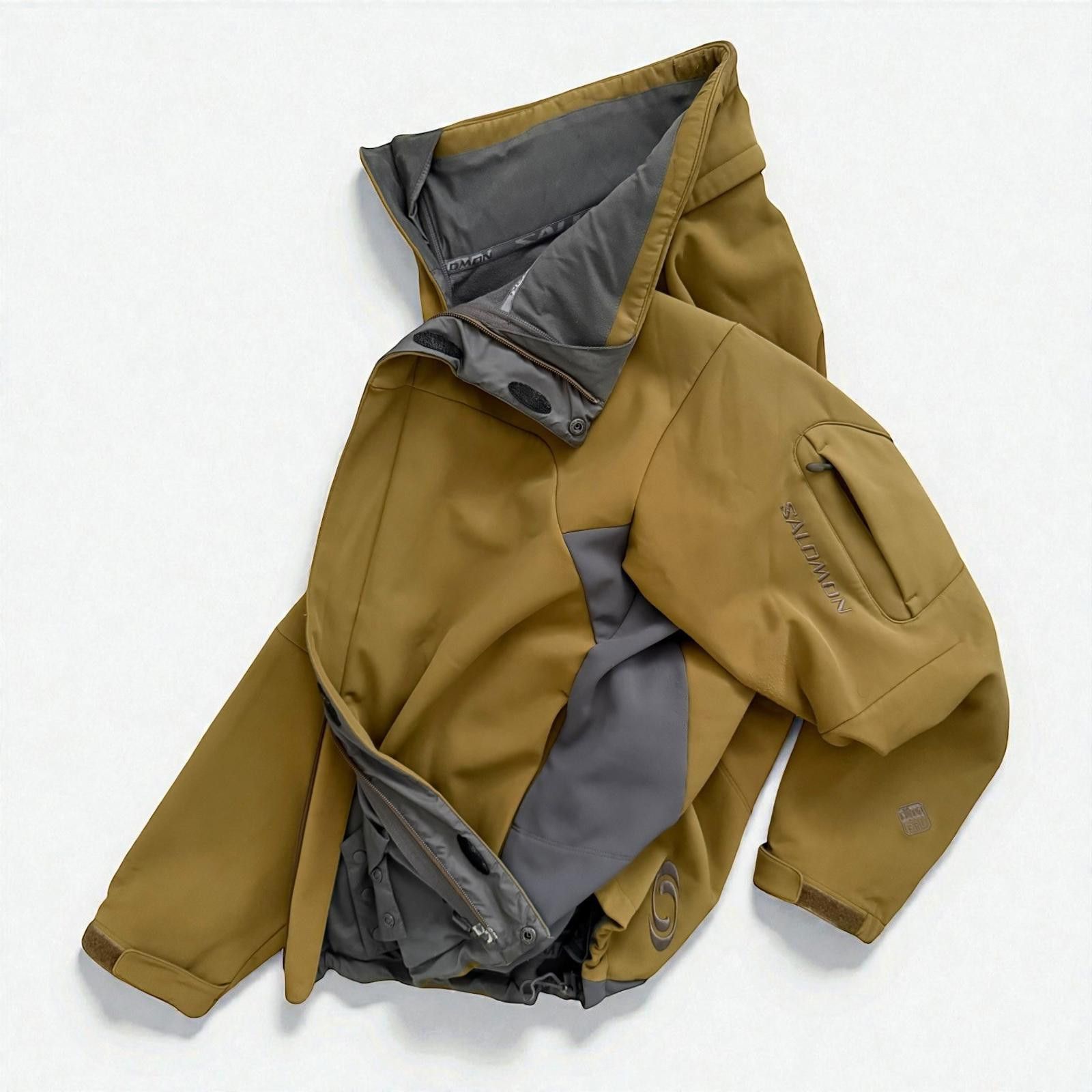 Salomon Salomon 00s Technical Waterproof Panelled Fleece Line Jacket Size US L / EU 52-54 / 3 - 3 Thumbnail