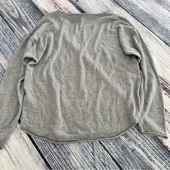 Rachel Zoe Rachel Zoe Gray Cashmere Blend “Love Football” Knit Sweater Size XL / US 12-14 / IT 48-50 - 4 Thumbnail