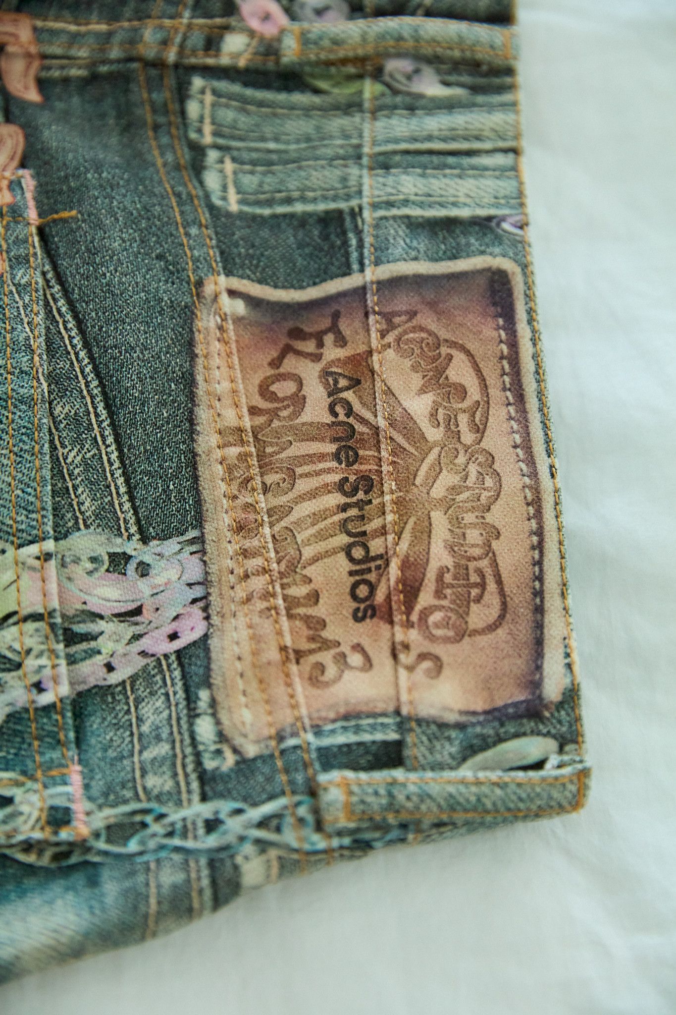 Acne Studios Acne Studios Trompe L'Oeil 1981 Mid Blue Denim Size US 30 / EU 46 - 9 Thumbnail