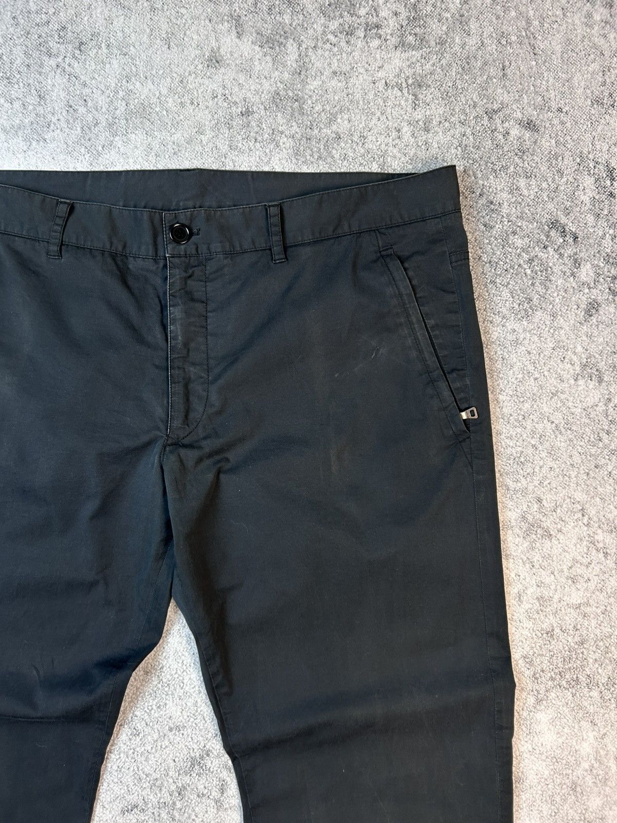 Prada Luxury PRADA MILANO Pants Chino Classic Cotton Grey Size US 36 / EU 52 - 4 Thumbnail