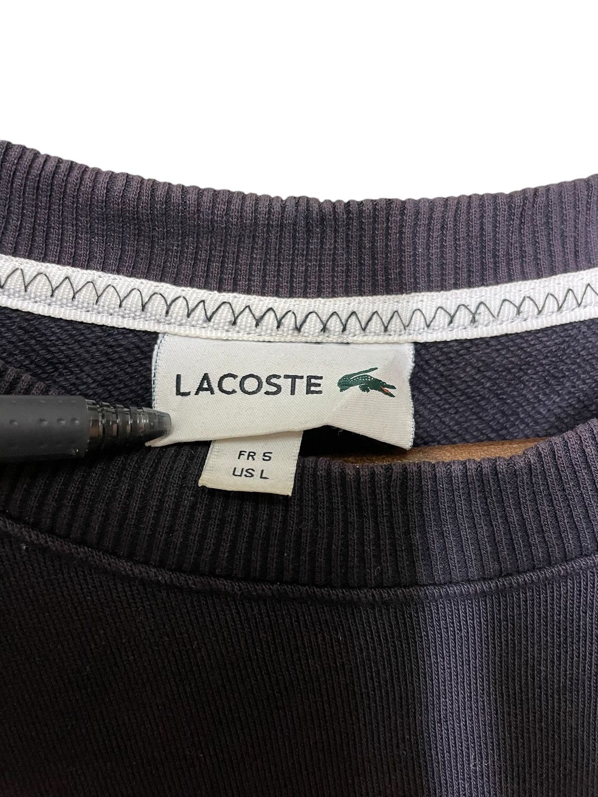 Other Lacoste embroidered big logo crewneck sweatshirt Size US M / EU 48-50 / 2 - 7 Thumbnail