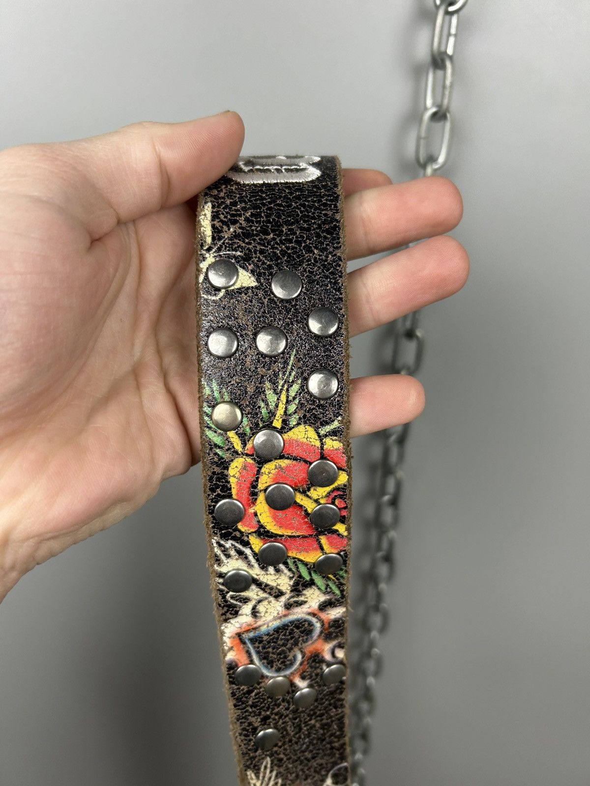 Christian Audigier × Ed Hardy × Vintage Vintage Ed Hardy By Christian Audigier Tattoowear Belt Size ONE SIZE - 13 Thumbnail