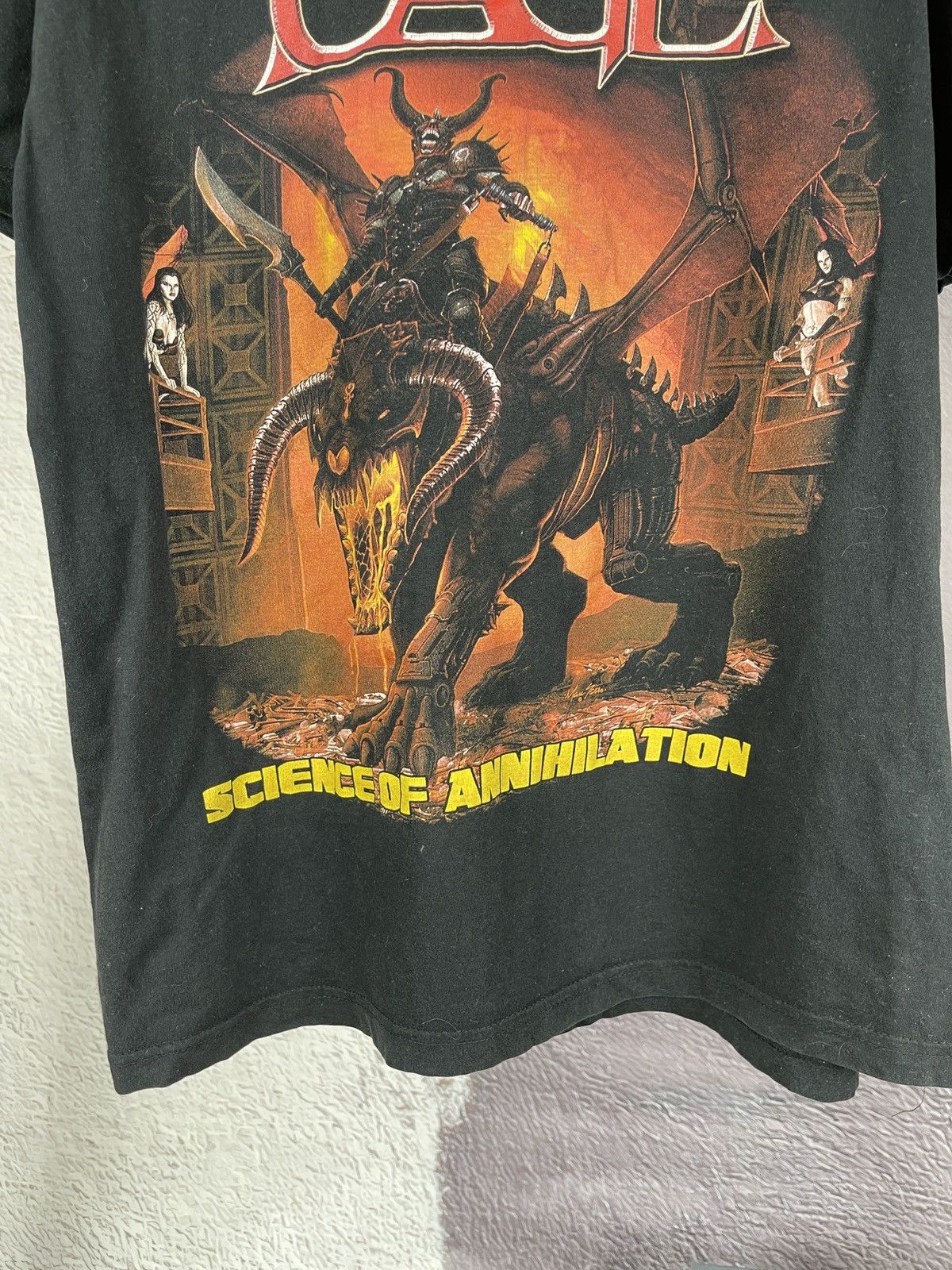 Band Tees × Vintage Cage Science of Annihilation metal band tee shirt vintage Size US L / EU 52-54 / 3 - 6 Thumbnail