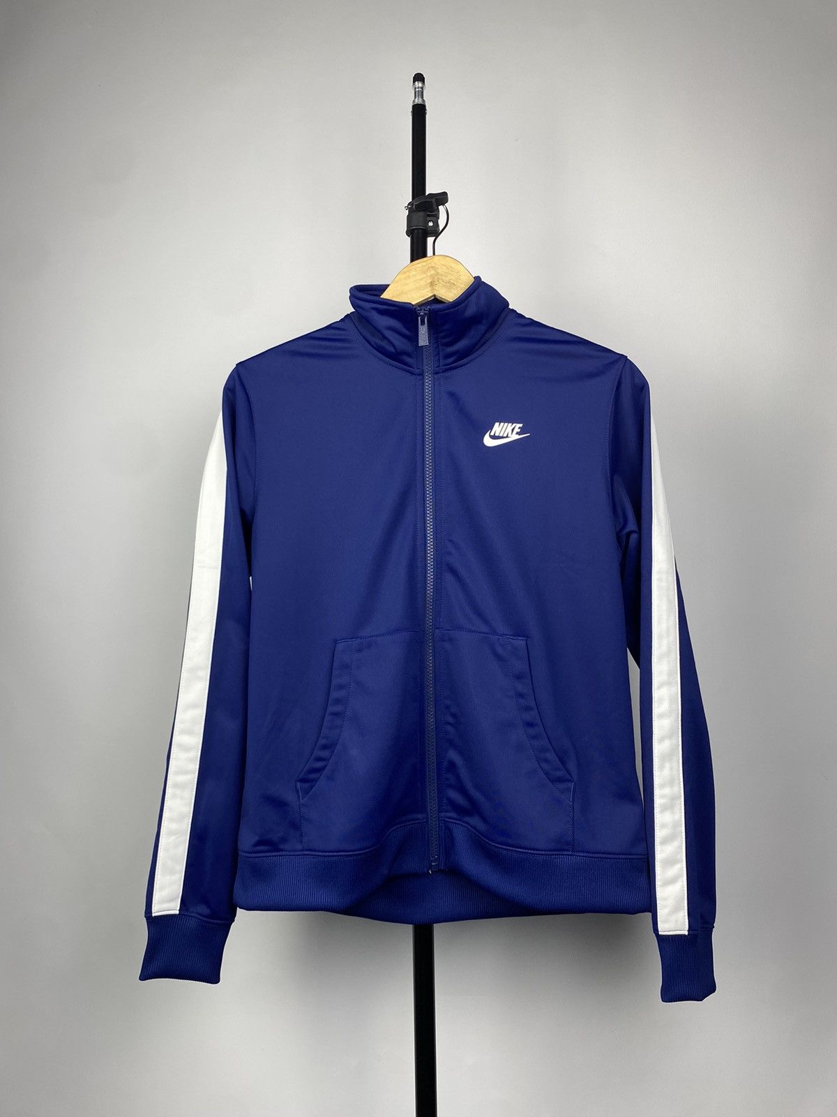 Nike × Vintage 🕊️ NIKE TEAM RETRO TRACK JACKET SWOOSH LOGO 90’s Y2K Size US S / EU 44-46 / 1 - 1 Thumbnail