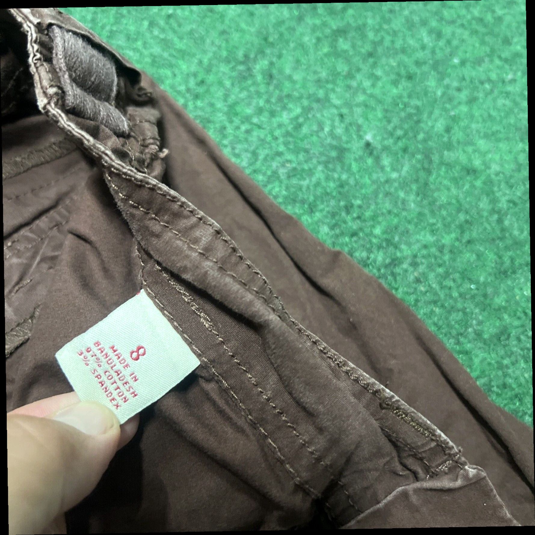 Vintage Women's U.S POLO ASSN Brown Capri Pants Size 8 Summer Outdoors Size 30" / US 8 / IT 44 - 5 Thumbnail