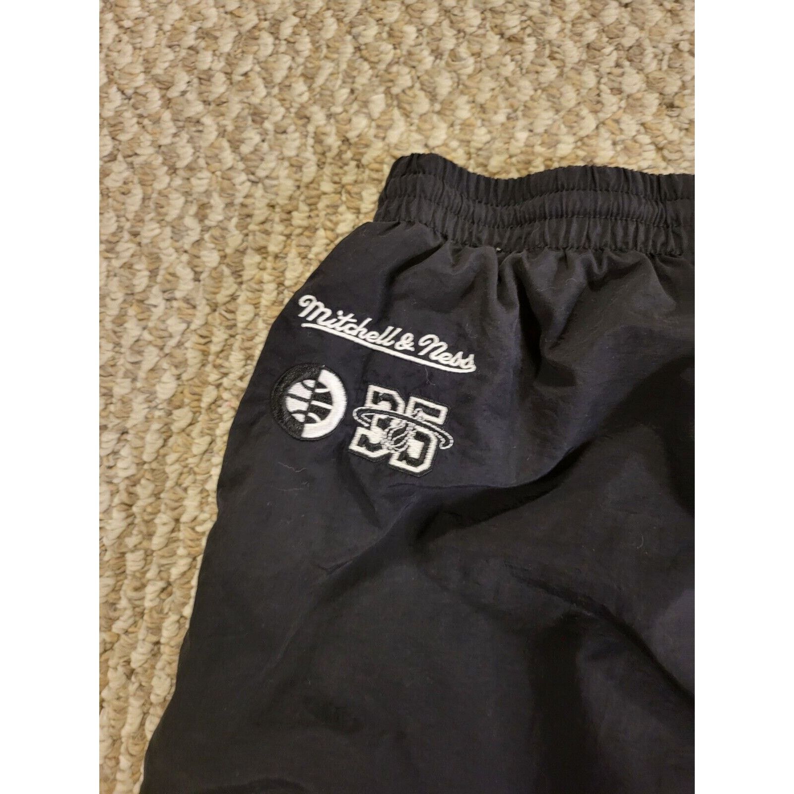 Mitchell & Ness Miami Heat Mitchell Ness Black Shorts Mens Size Small Size 32 - 6 Thumbnail