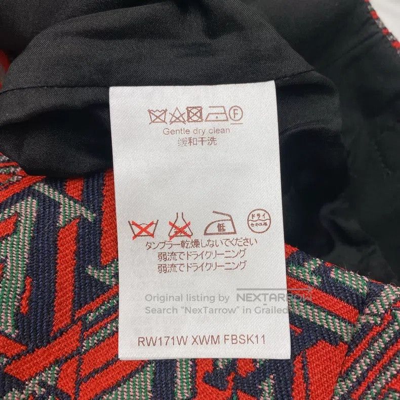Louis Vuitton Louis Vuitton Red full logo skirt Size 39" - 7 Thumbnail