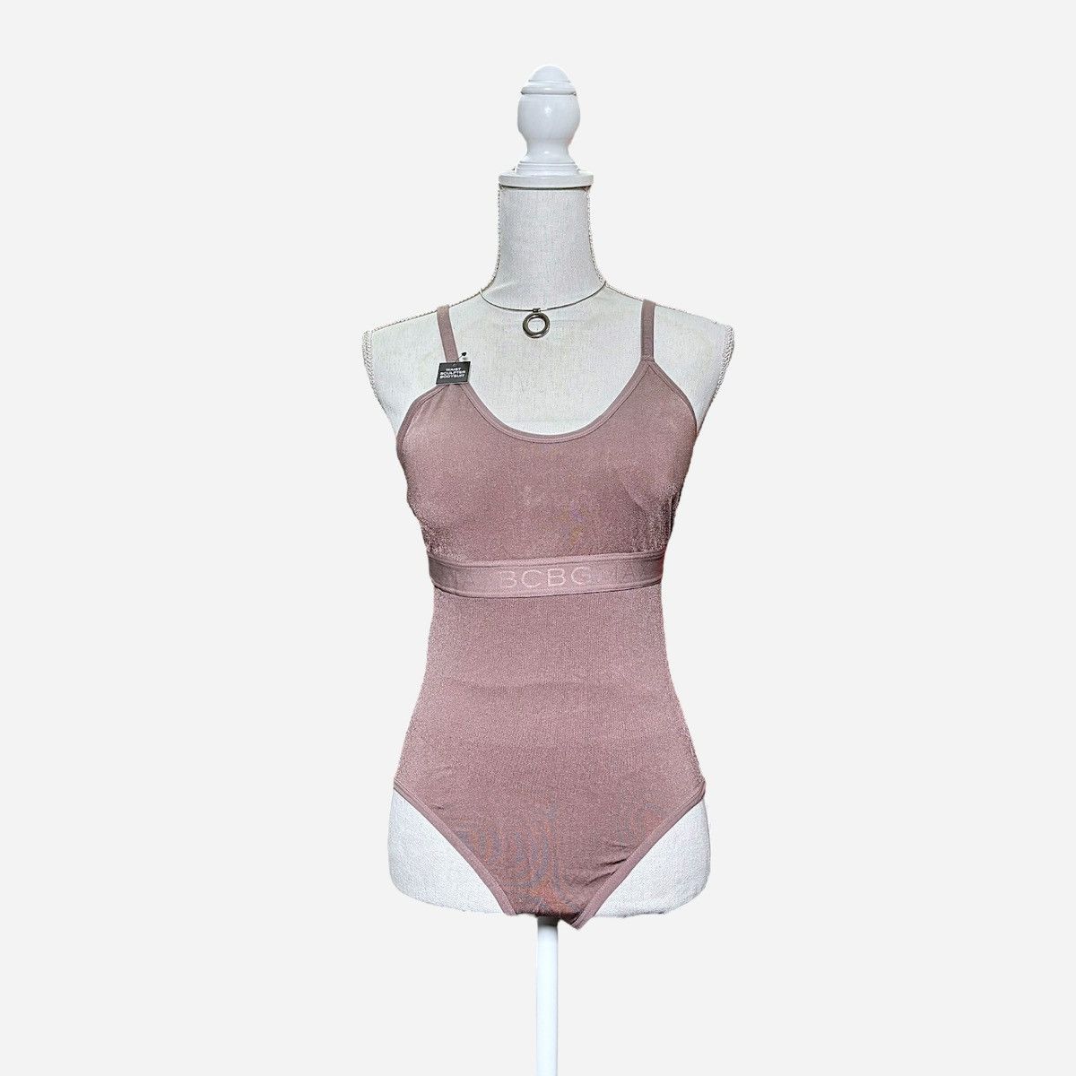 Bcbgmaxazria BCBGMAXAZRIA Women’s Twilight Mauve Shape-wear Bodysuit Sz L Size ONE SIZE - 4 Thumbnail