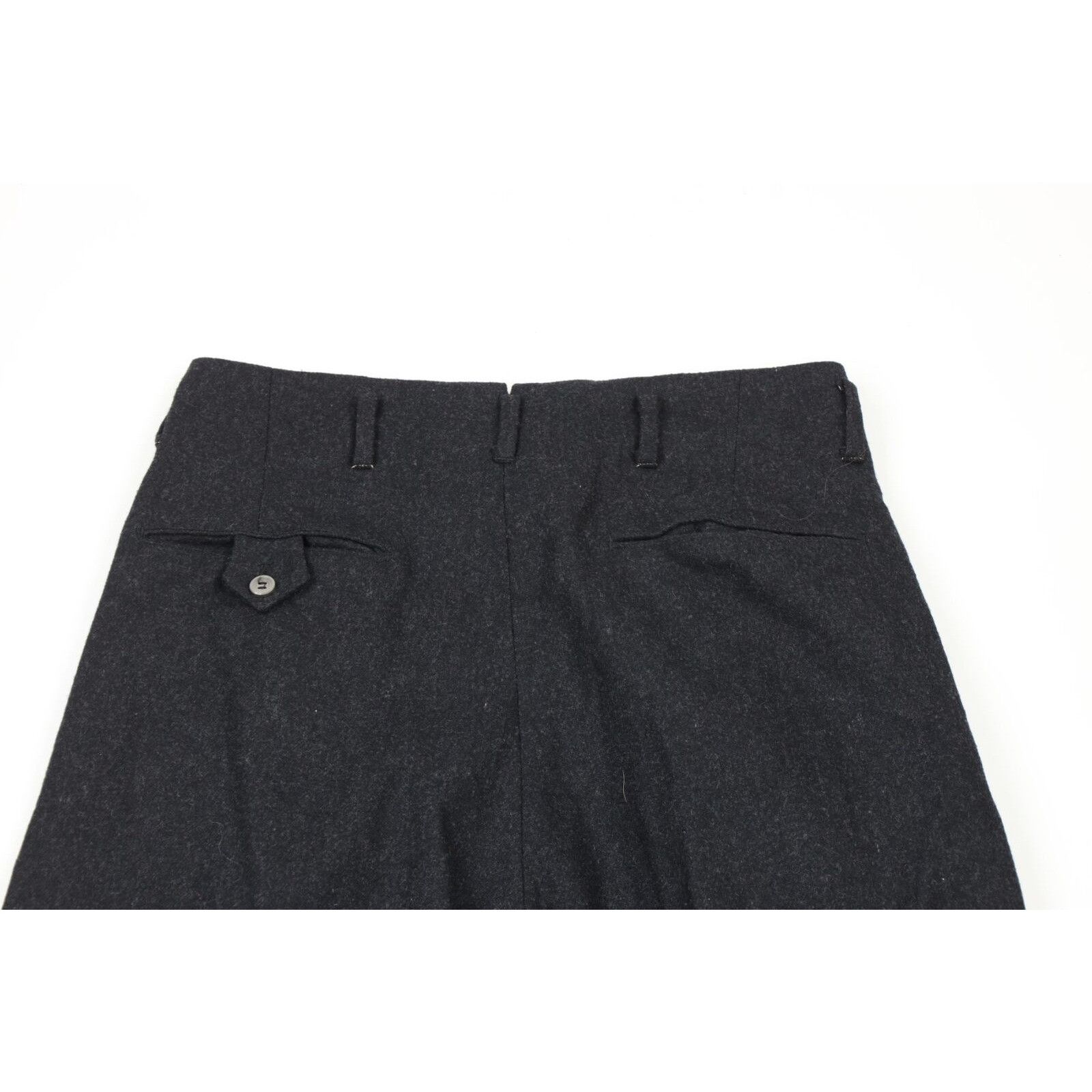 Vintage Vintage 30s Heavyweight Wool Pleated Cuffed Wide Leg Pants Size US 30 / EU 46 - 11 Thumbnail
