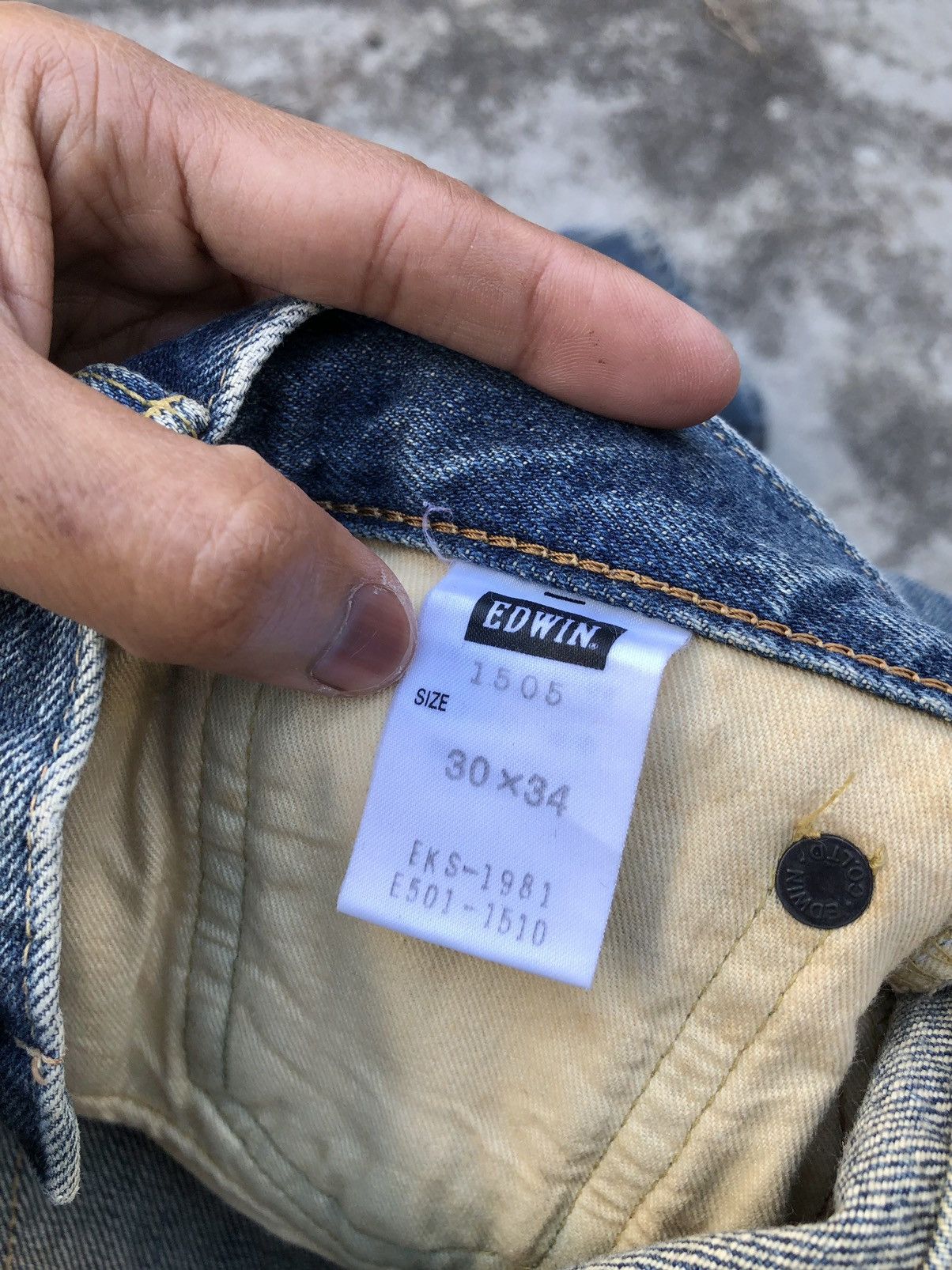 Edwin × Vintage SELVEDGE⚡️⚡️VINTAGE EDWIN 505 DENIM Size US 32 / EU 48 - 5 Thumbnail