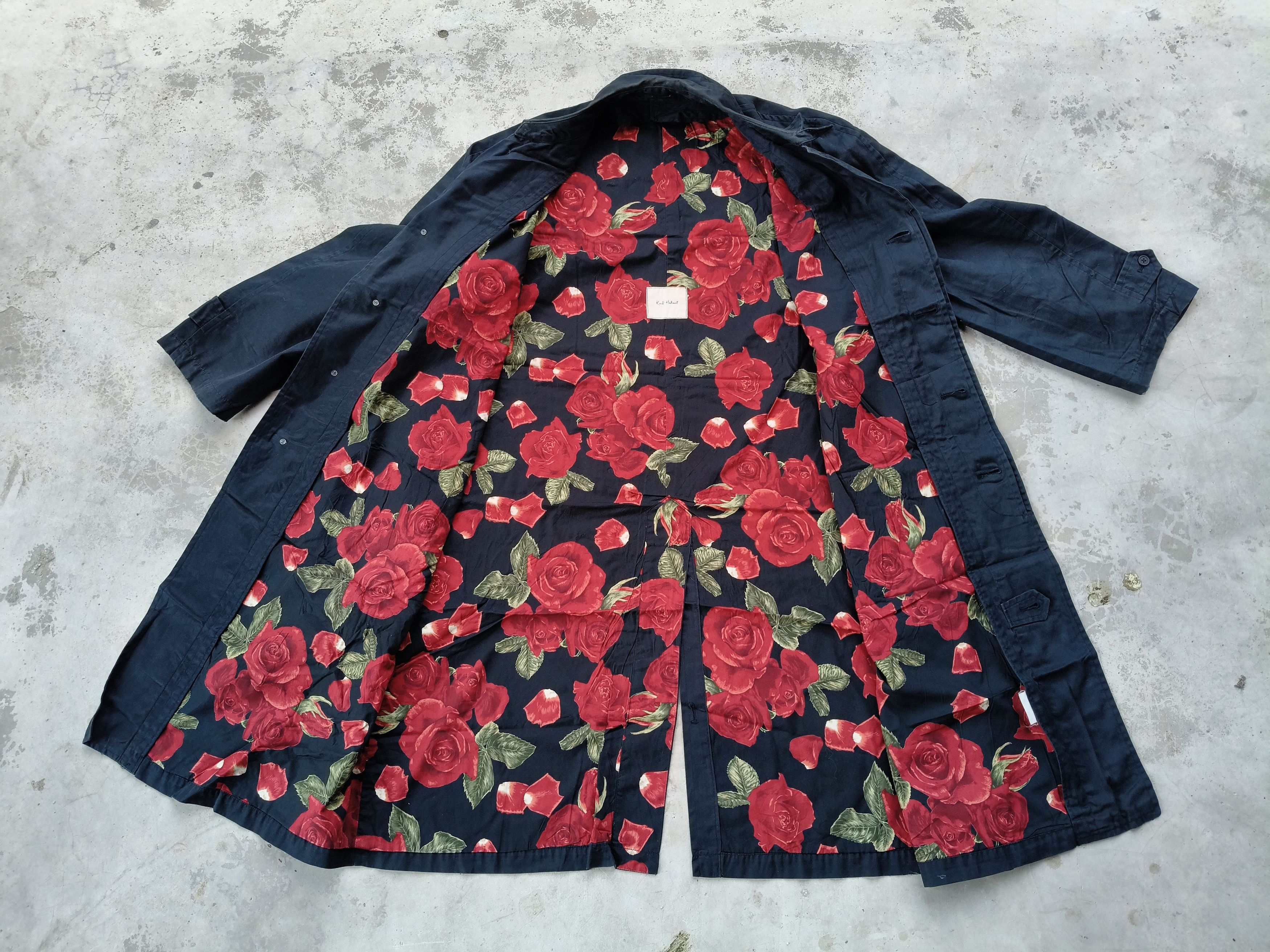 Karl Helmut Karl Helmut Parkas Roses Size US L / EU 52-54 / 3 - 5 Thumbnail