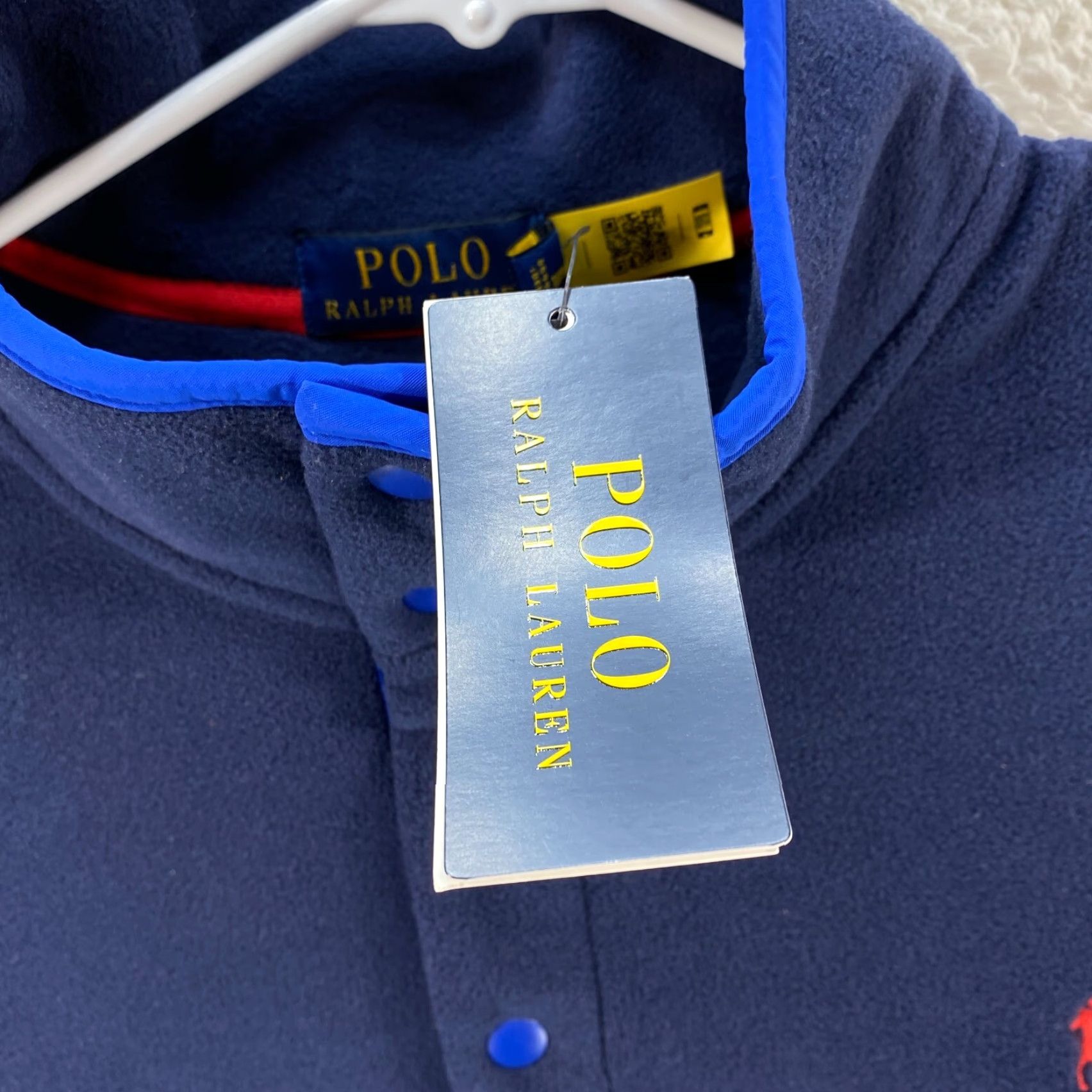 Polo Ralph Lauren Polo Ralph Lauren Jacket Mens L Navy Blue Fleece 1/4 Snap Pullover New Polo Ralph Lauren Fleece Jacket Mens Large Navy Blue 1/4 Snap Pullover Size US L / EU 52-54 / 3 - 3 Thumbnail
