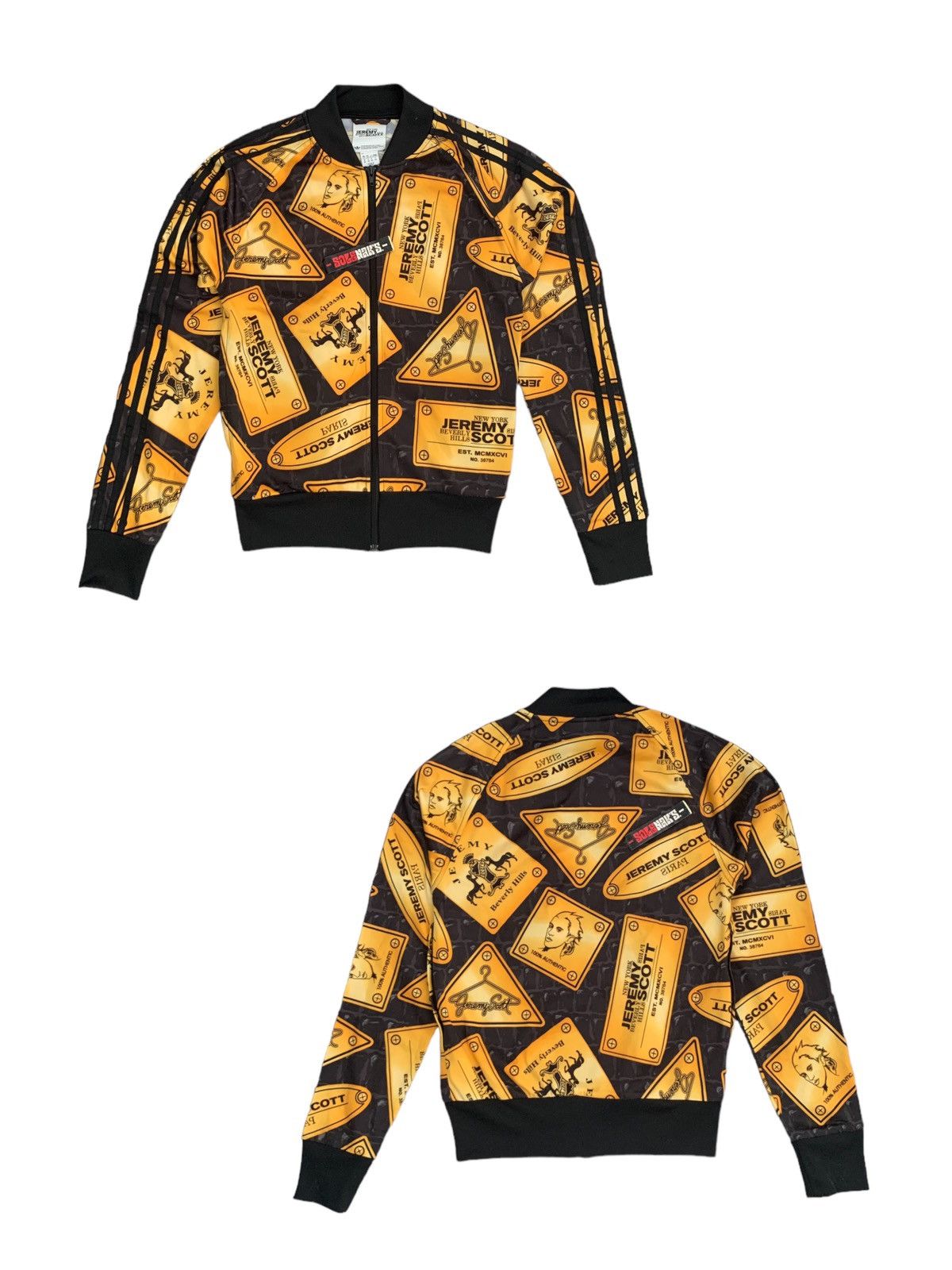 Adidas x jeremy scott plaque jacket hotsell