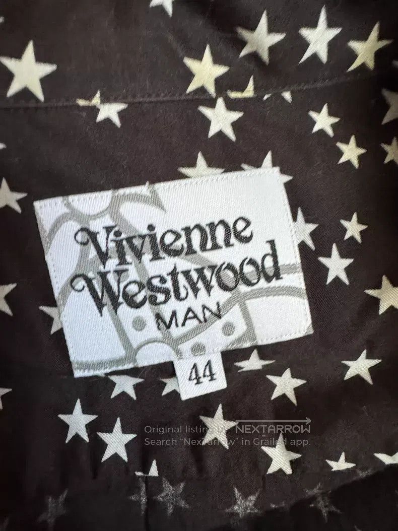 Vivienne Westwood Vivienne Westwood Black star shirt with black Saturn embro Size M / US 6-8 / IT 42-44 - 4 Thumbnail