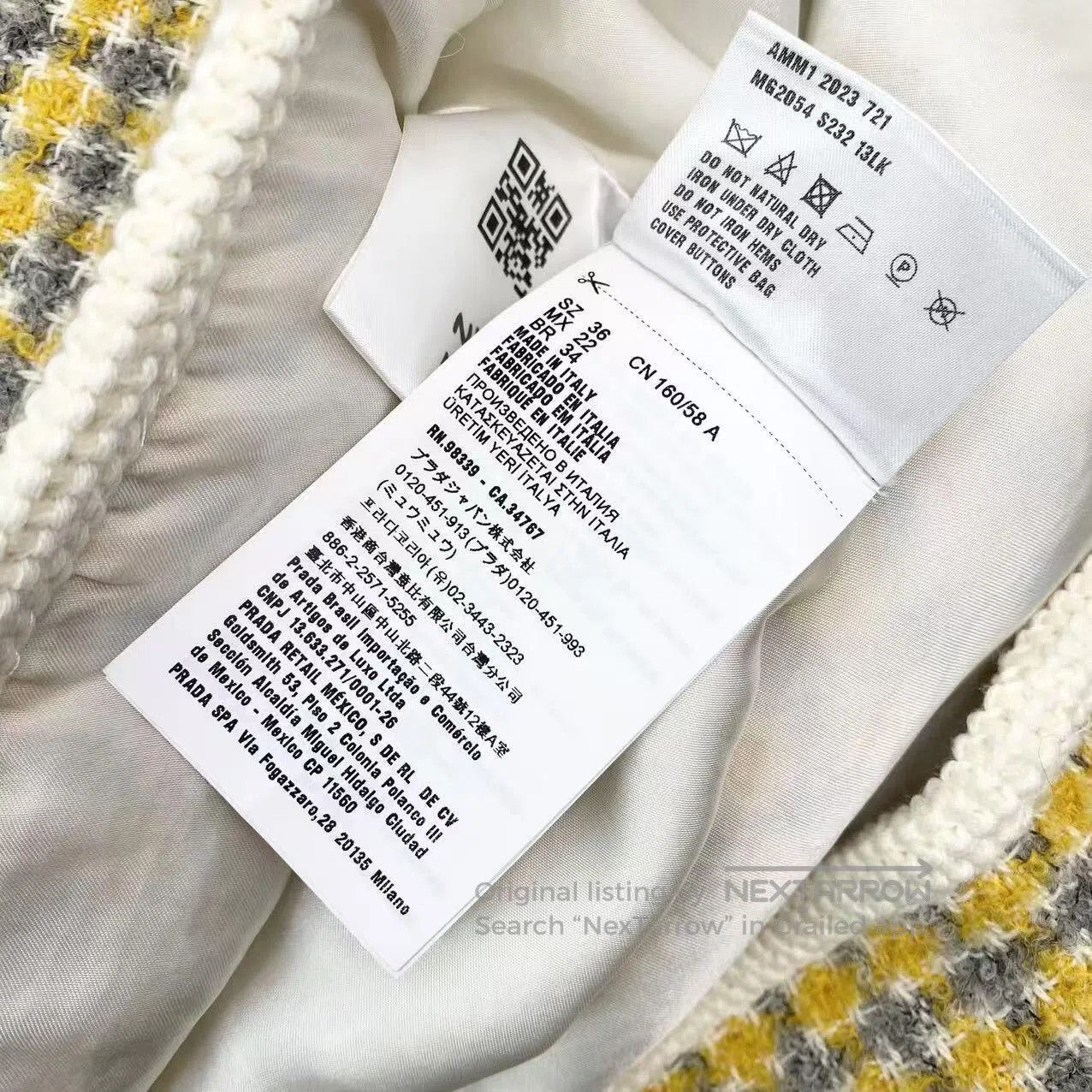Miu Miu Miu Miu 23SS wool patch pocket plaid skirt| Size 24" / US 00 / IT 34 - 4 Thumbnail