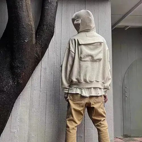 Japanese Brand Oversized streetwear pullover sweatshirt with pockets Size US XL / EU 56 / 4 - 6 Thumbnail
