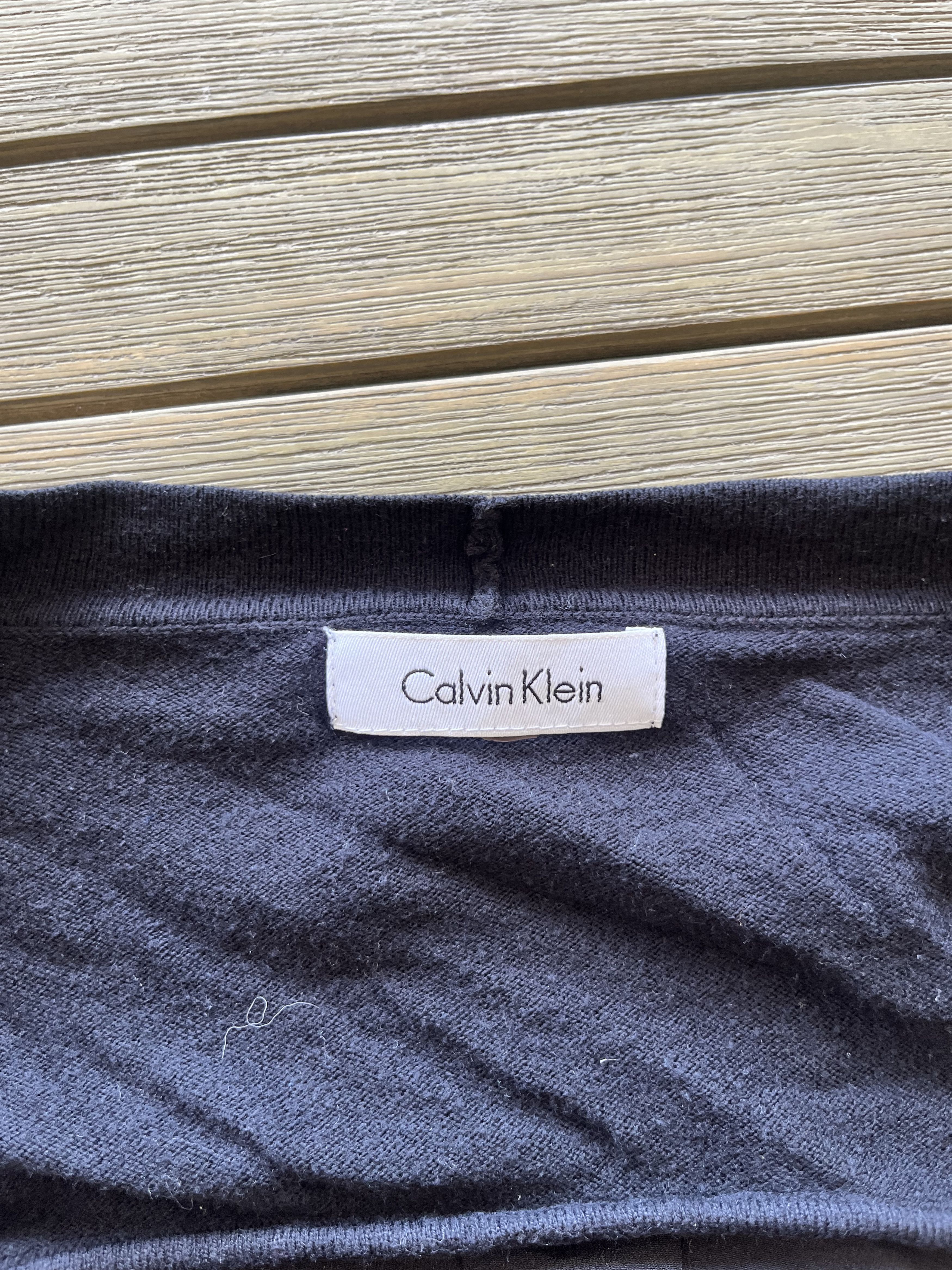 Calvin Klein × Vintage Calvin Klein Black Sweater Size S / US 4 / IT 40 - 3 Thumbnail
